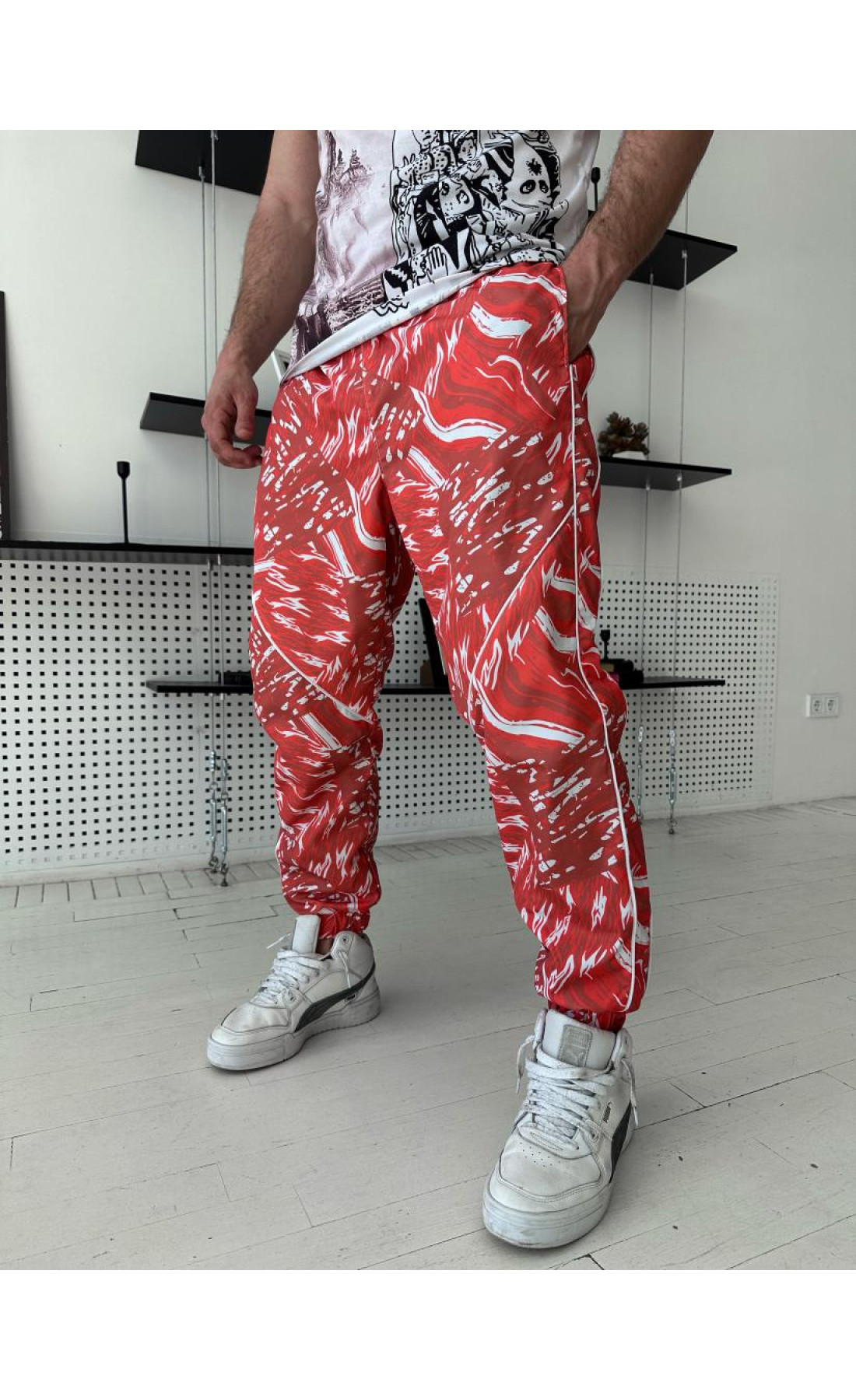 Спортивні штани чоловічі плащівка на підкладці