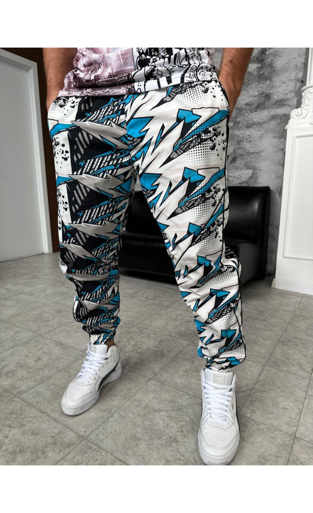 Спортивні штани чоловічі плащівка на підкладці