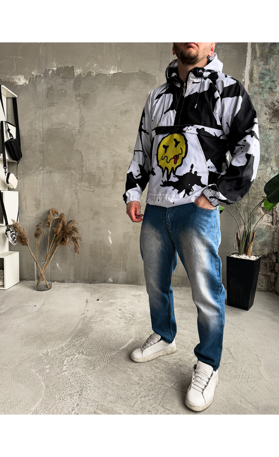 Анорак не утеплений весна літо з капюшоном чоловічий жіночій