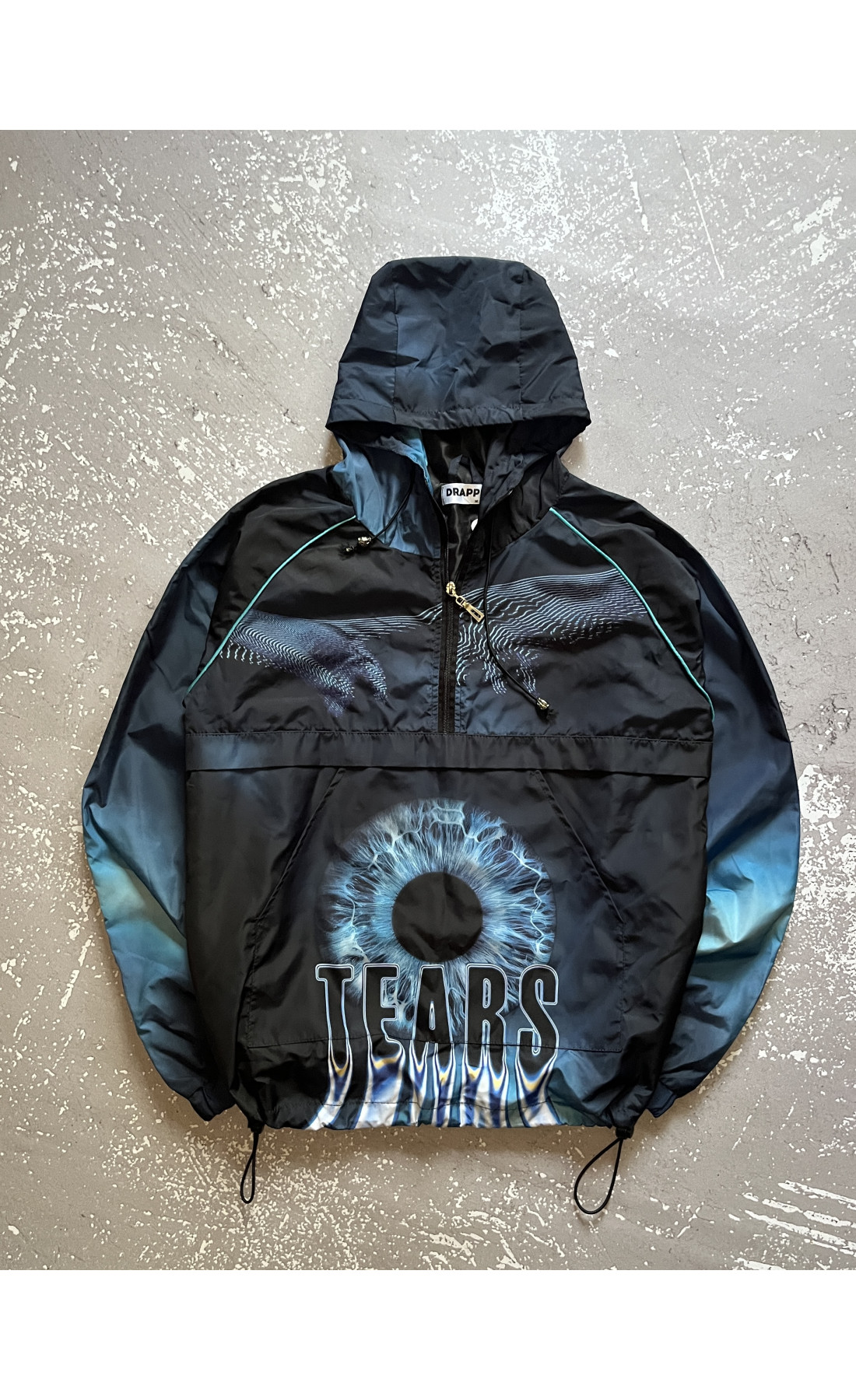 Чоловічий анорак, с яскравим принтом ,