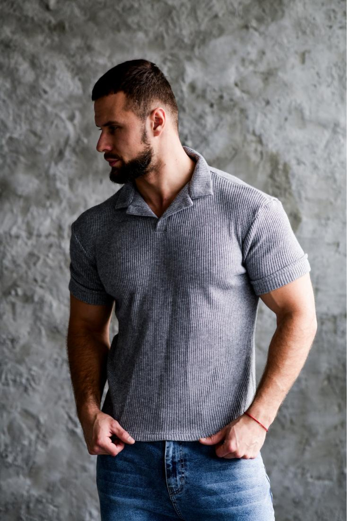 Футболка поло чоловіча  з воротником виробництво україна