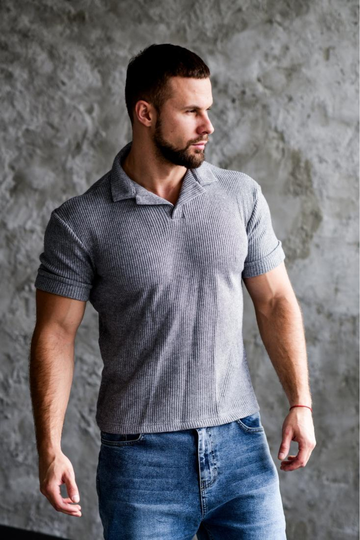 Футболка поло чоловіча  з воротником виробництво україна