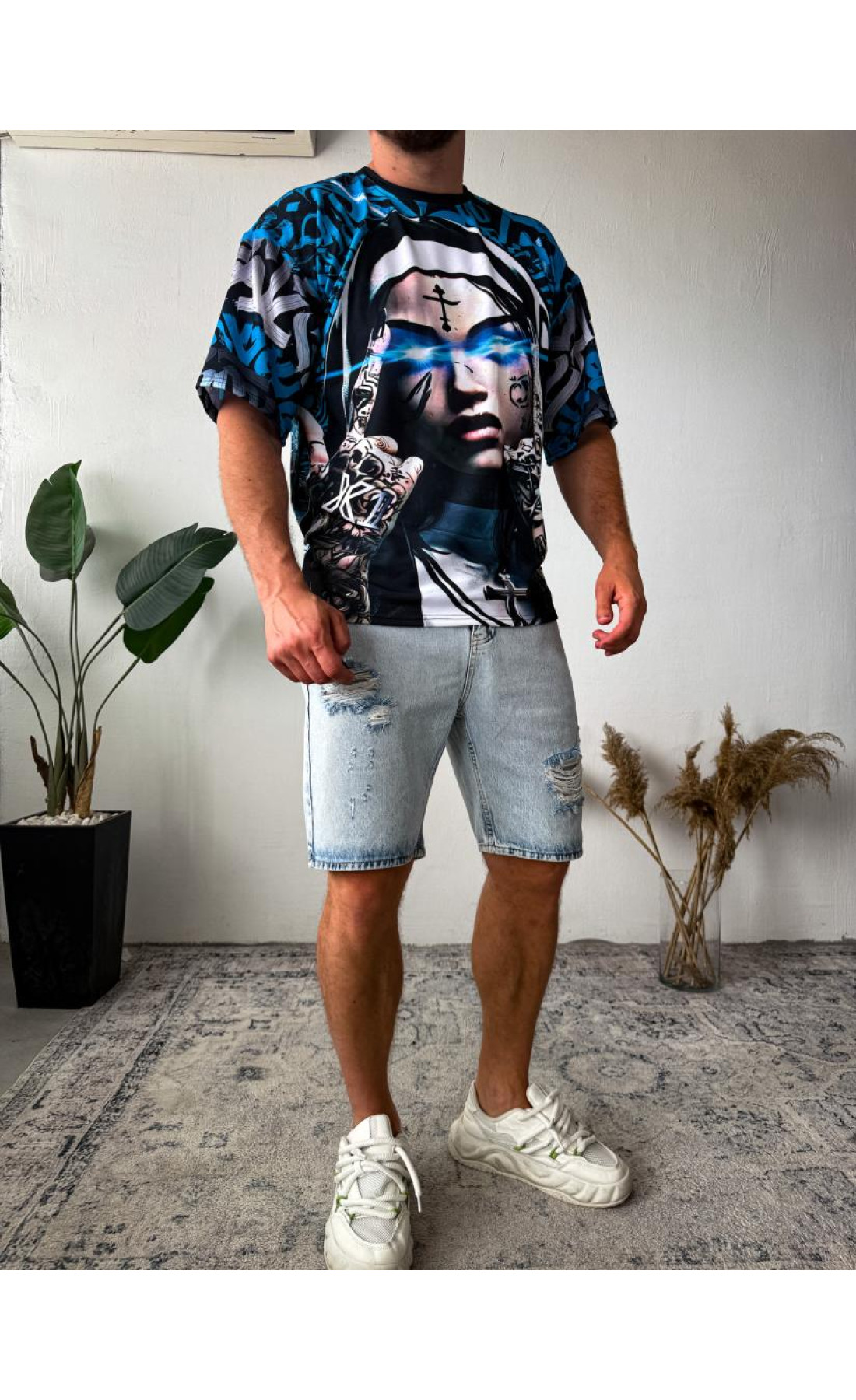 Футболка оверсайз   літо весна легка посадка