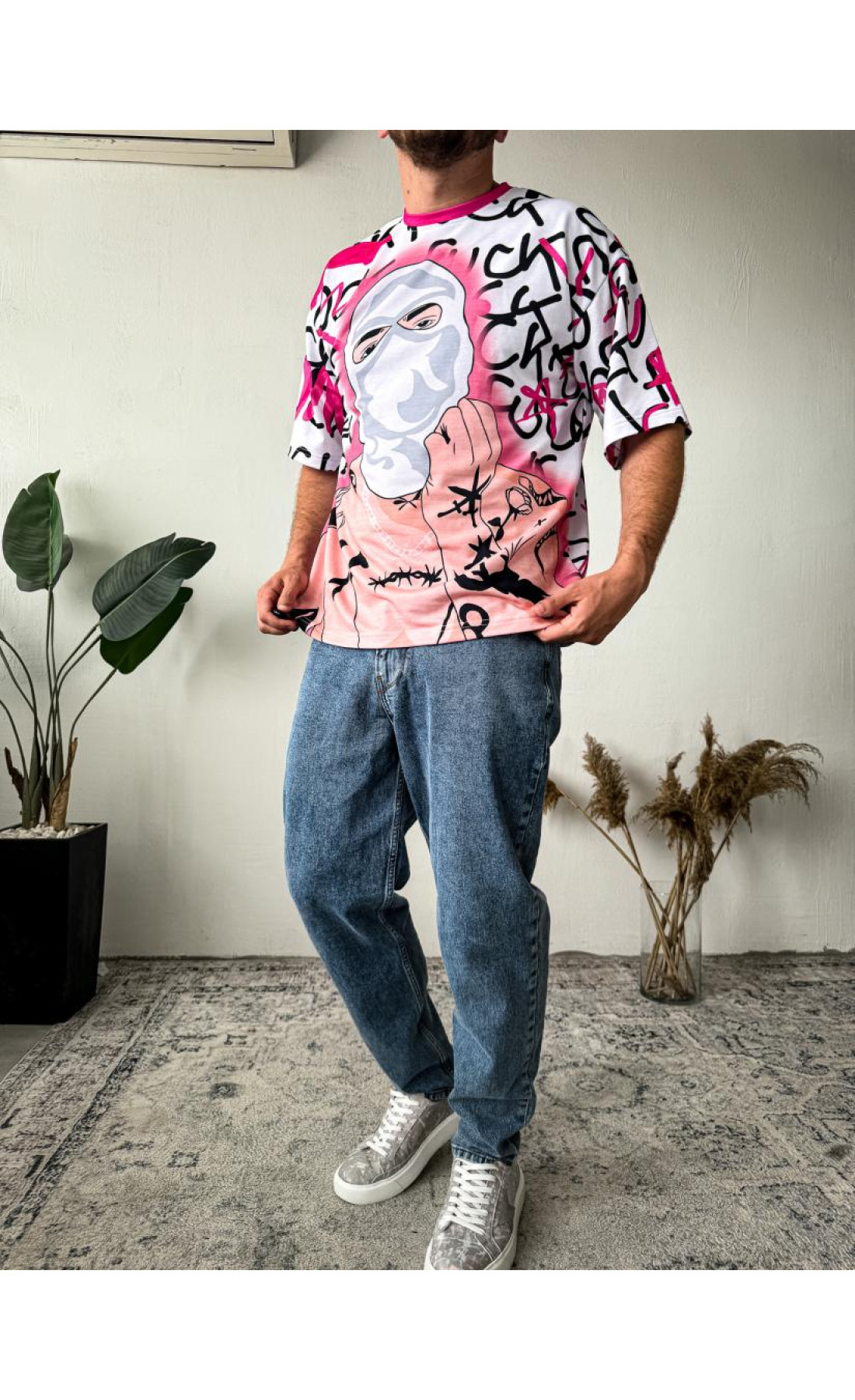 Футболка оверсайз   літо весна легка посадка