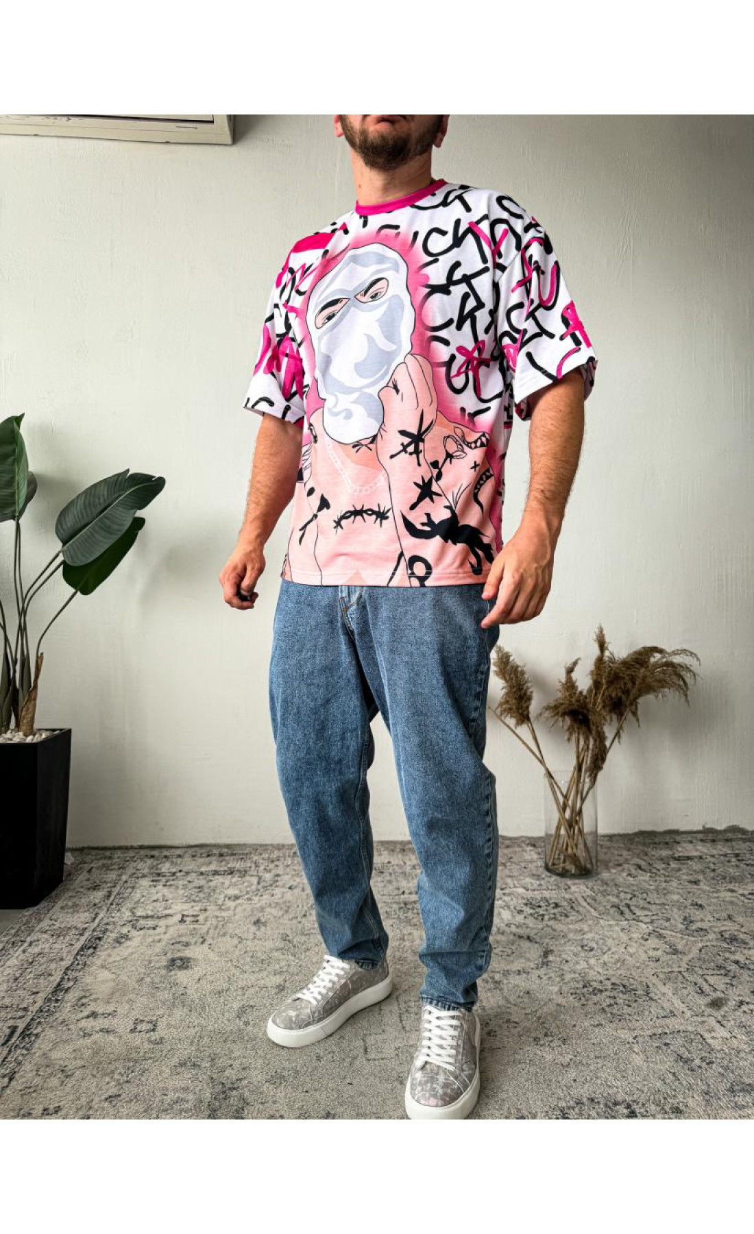 Футболка оверсайз   літо весна легка посадка