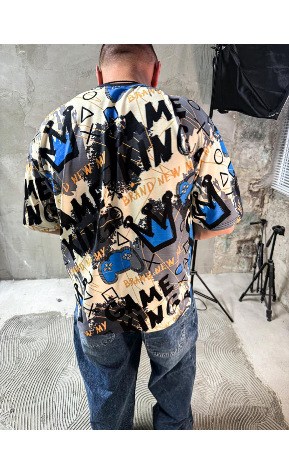 Футболка оверсайз   літо весна легка посадка