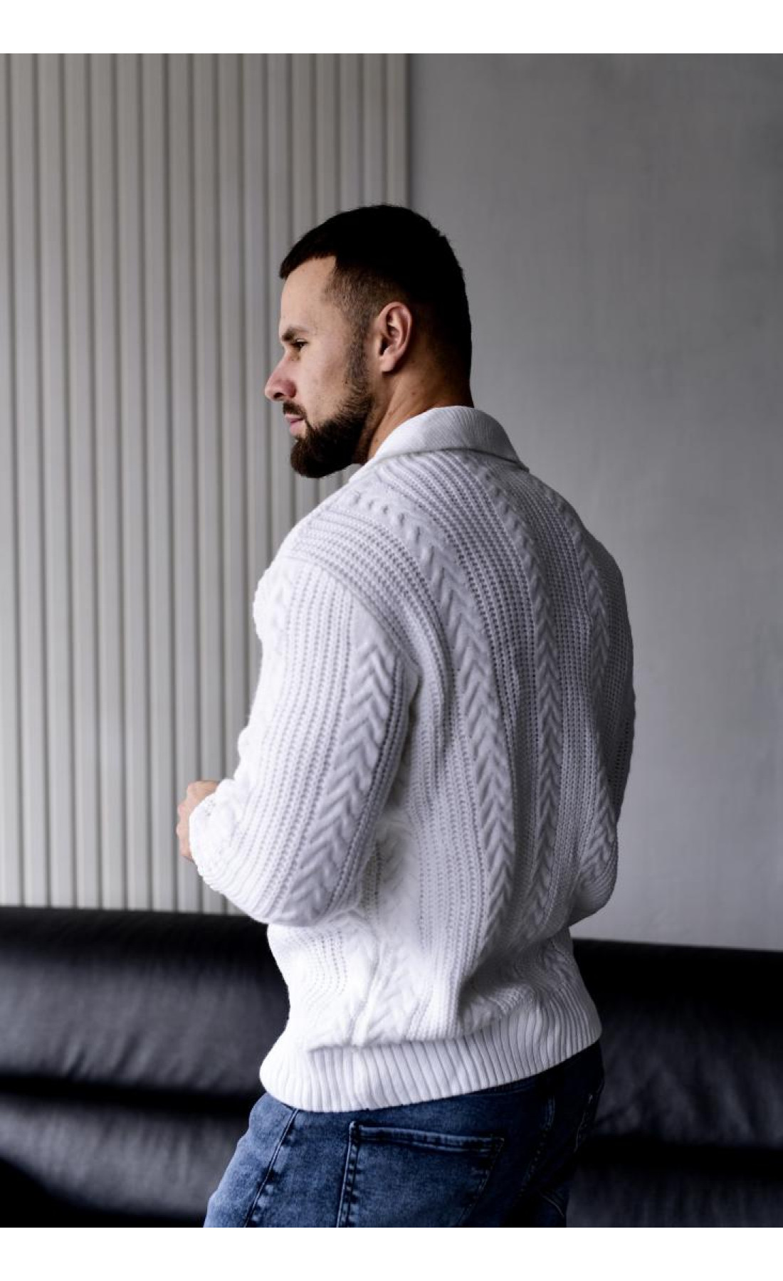 Светр чоловічий стильний модний осінь весна