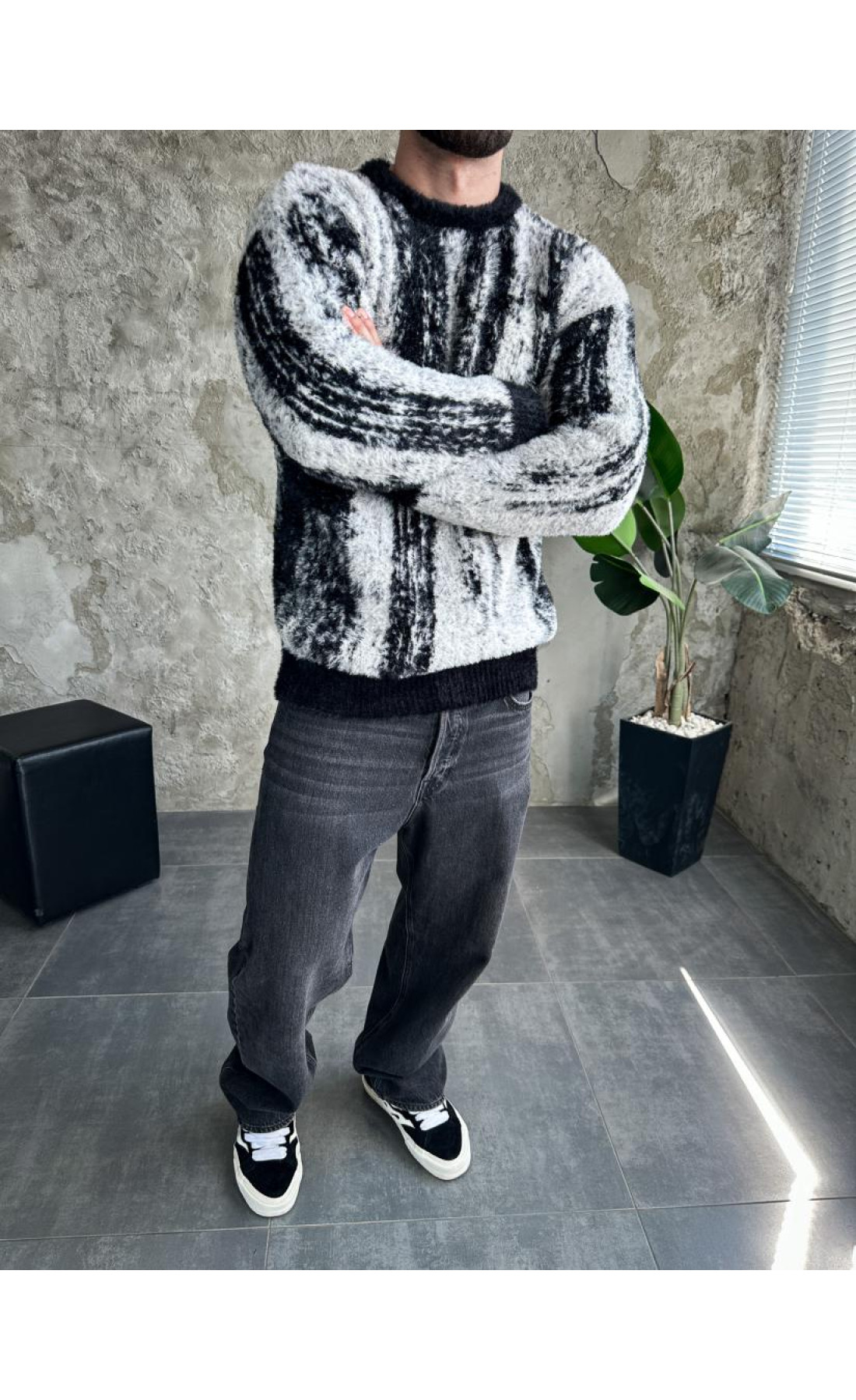 Светр чоловічий стильний модний осінь весна