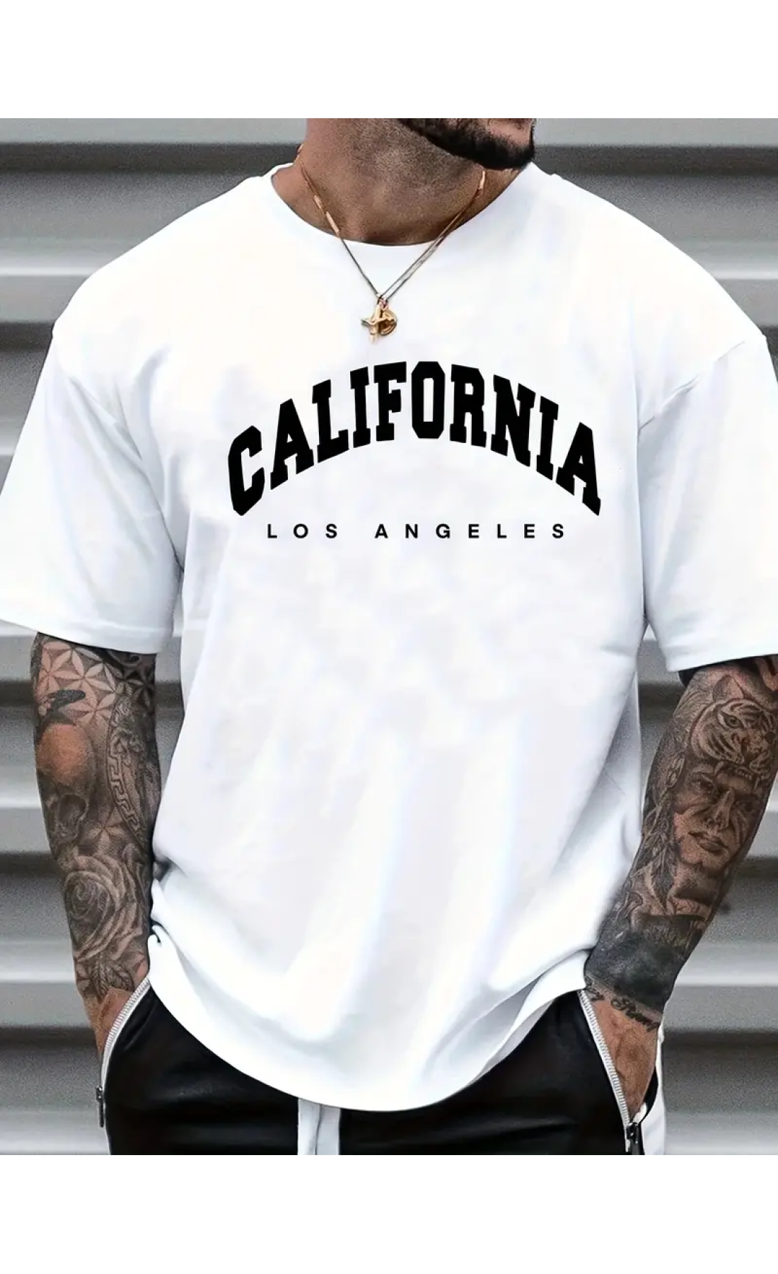 біла чоловіча оверсайз футболка зі стильними написами