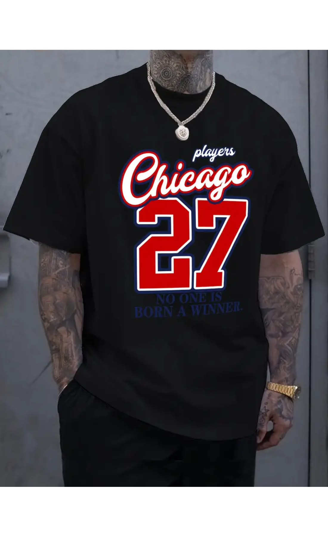 Чорна чоловіча  оверсайз футболка з яскравим дизайном