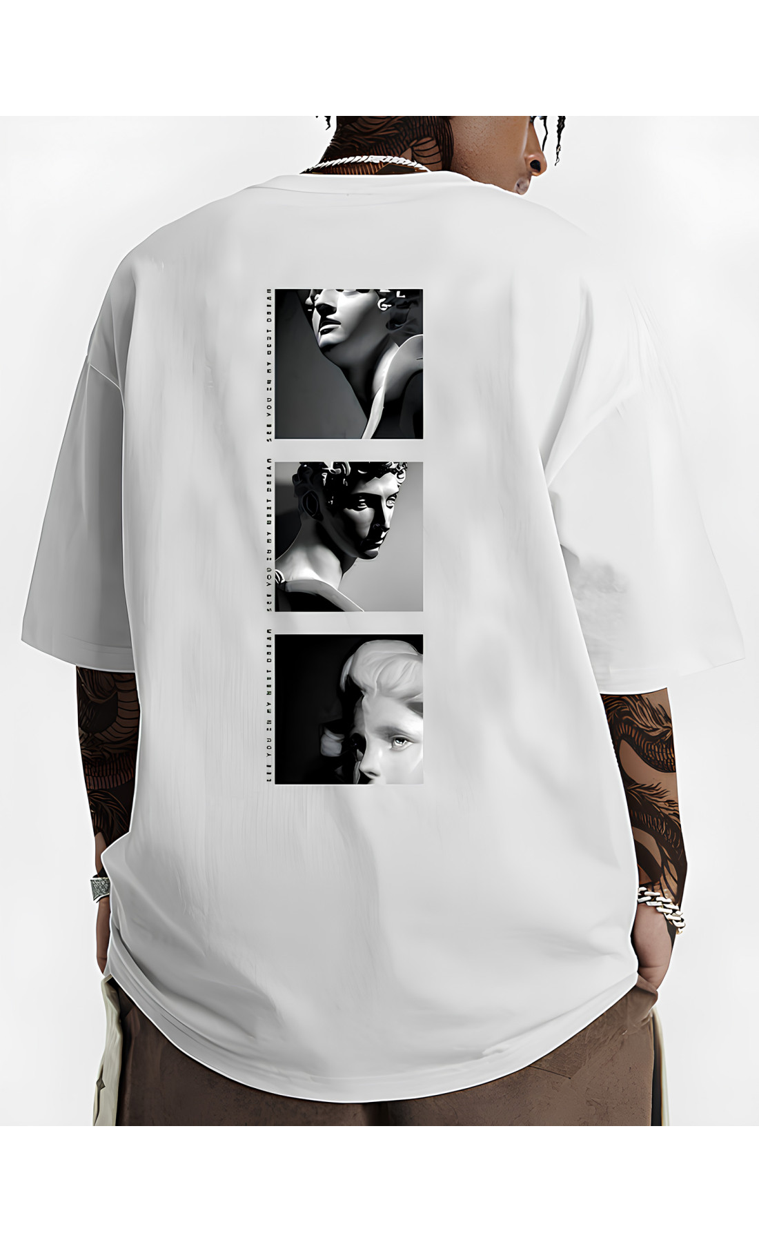 Футболка з дтф принтом оверсайз чоловіча жіноча