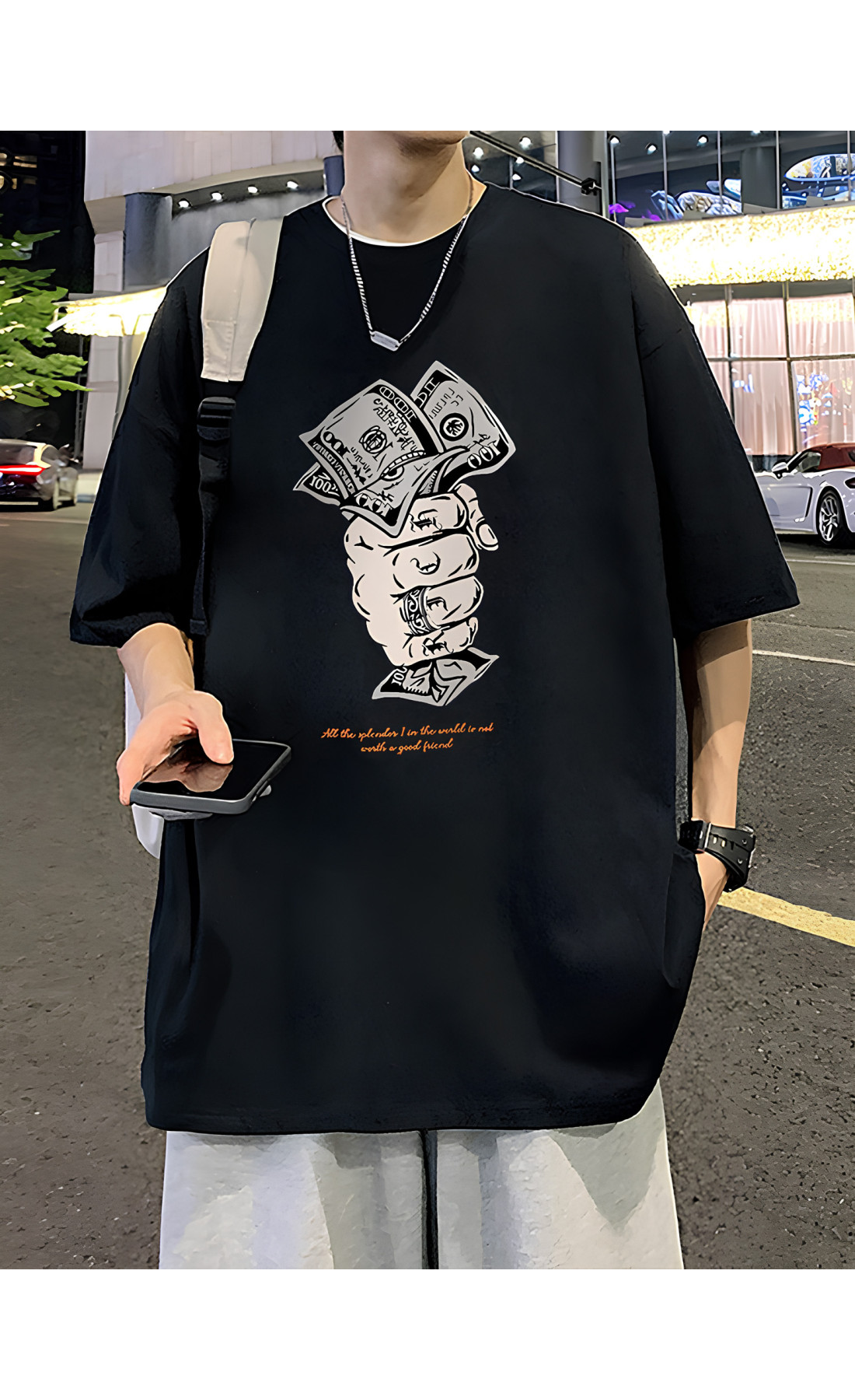 Футболка з дтф принтом оверсайз чоловіча жіноча