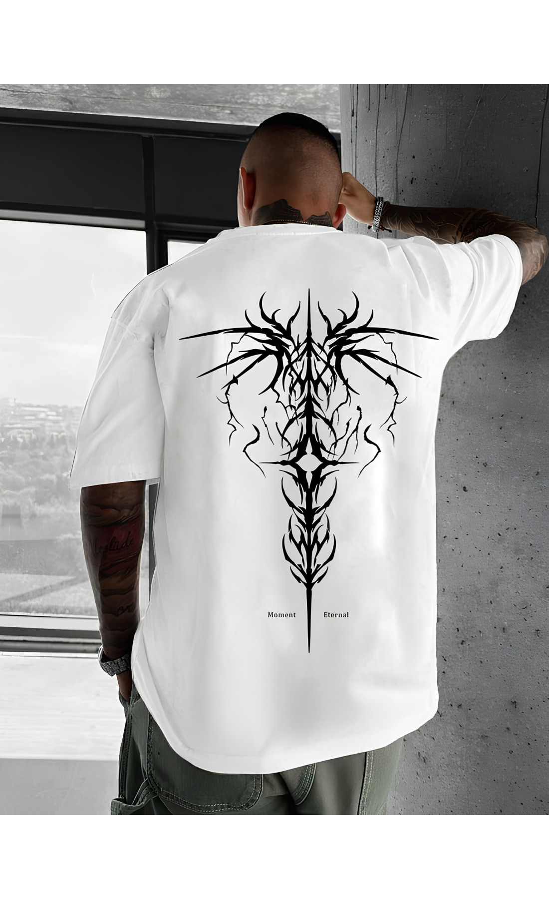 Футболка з дтф принтом оверсайз чоловіча жіноча