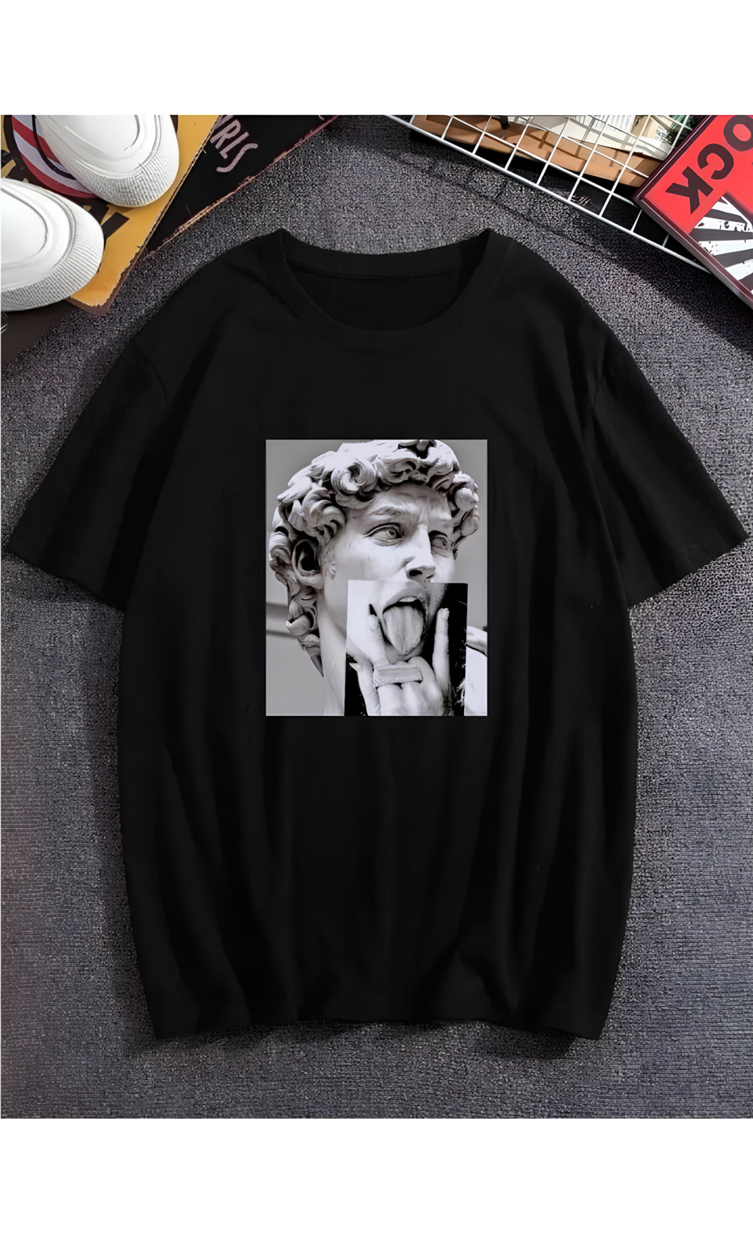 Футболка з дтф принтом чоловіча жіноча оверсайз