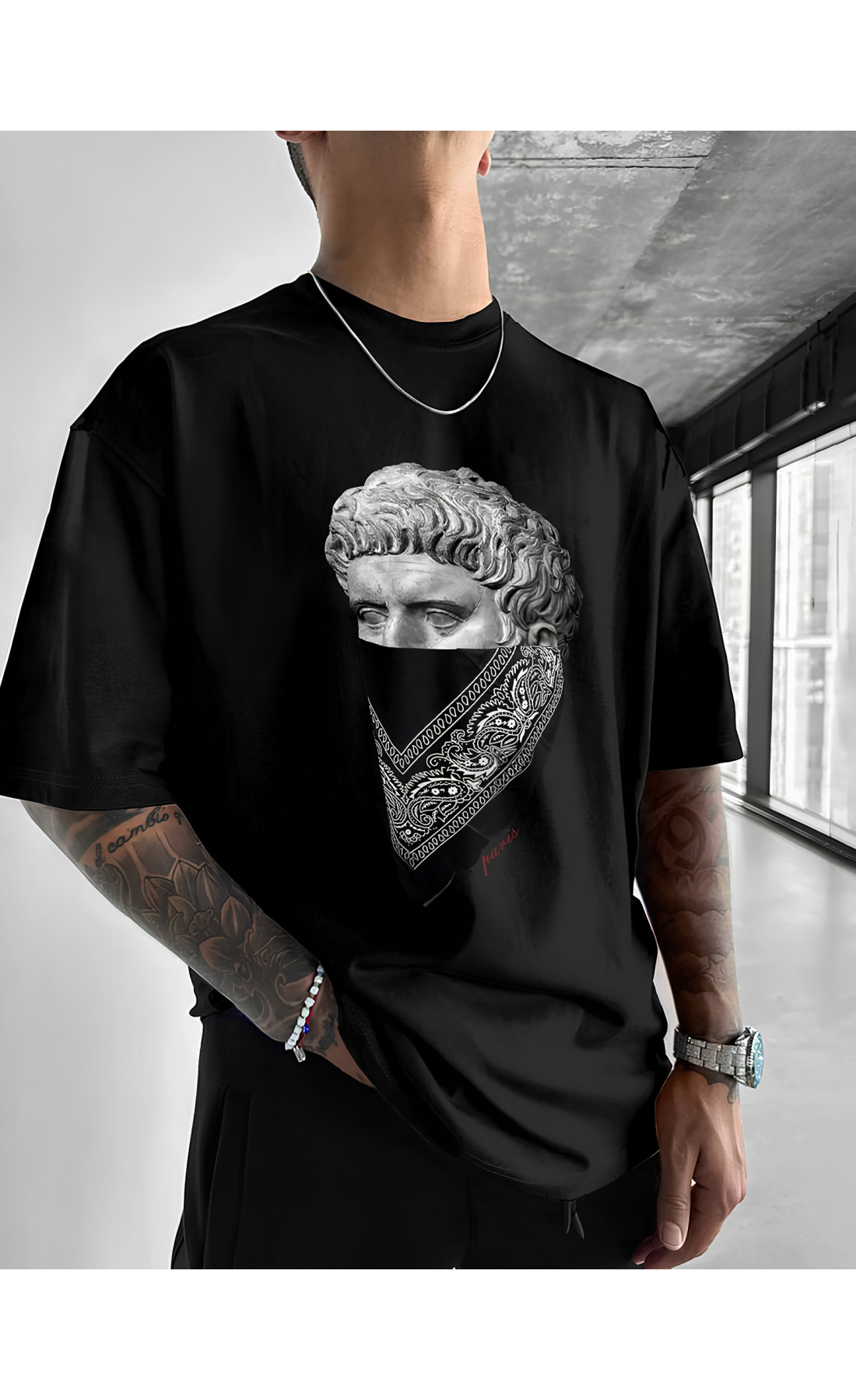 Футболка з дтф принтом унінекс оверсайз