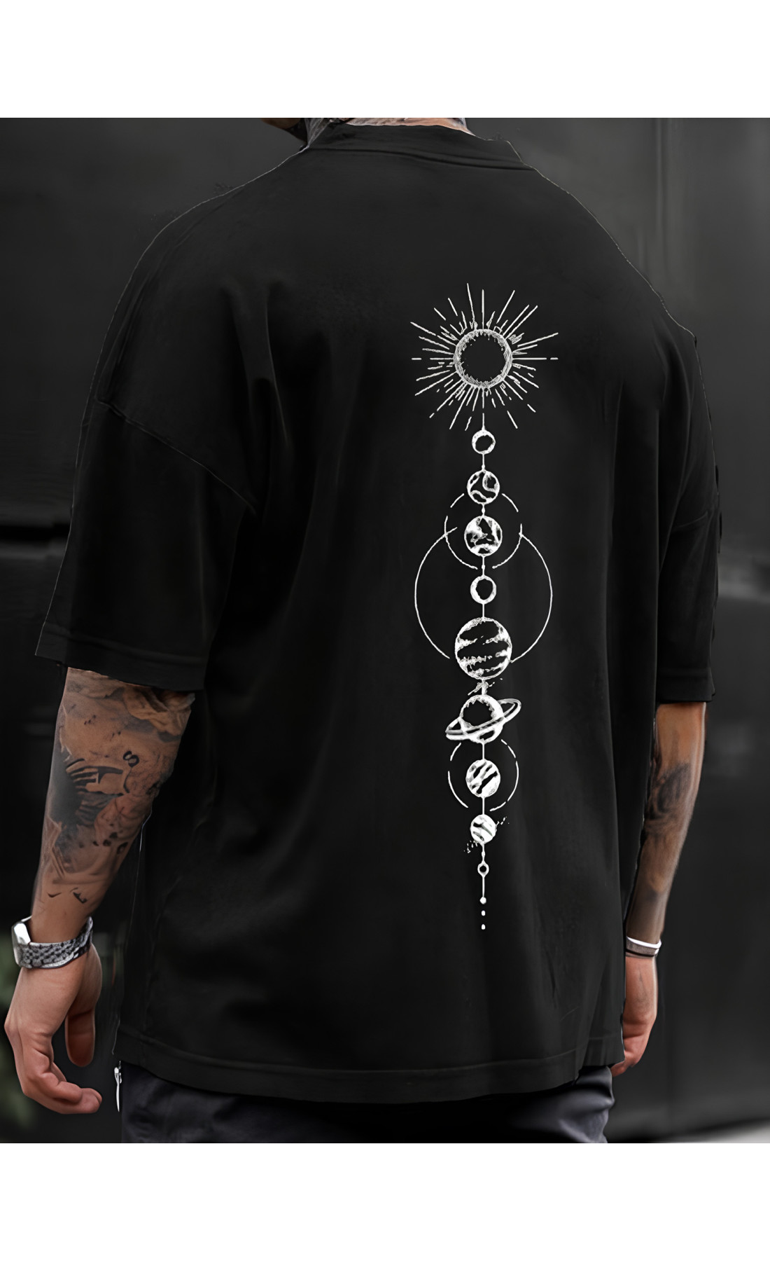 Футболка з дтф принтом унінекс оверсайз