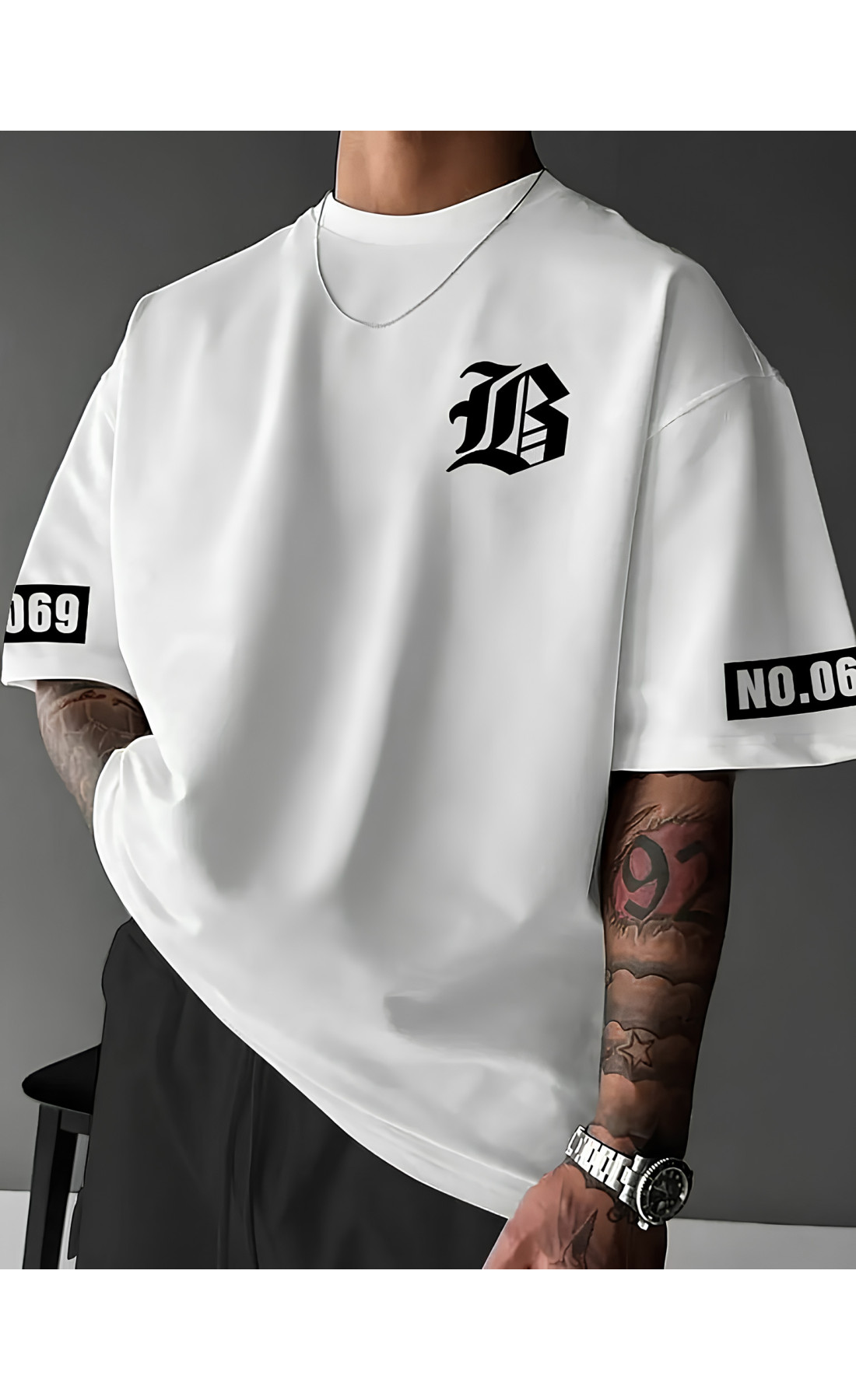 Футболка з дтф принтом унінекс оверсайз