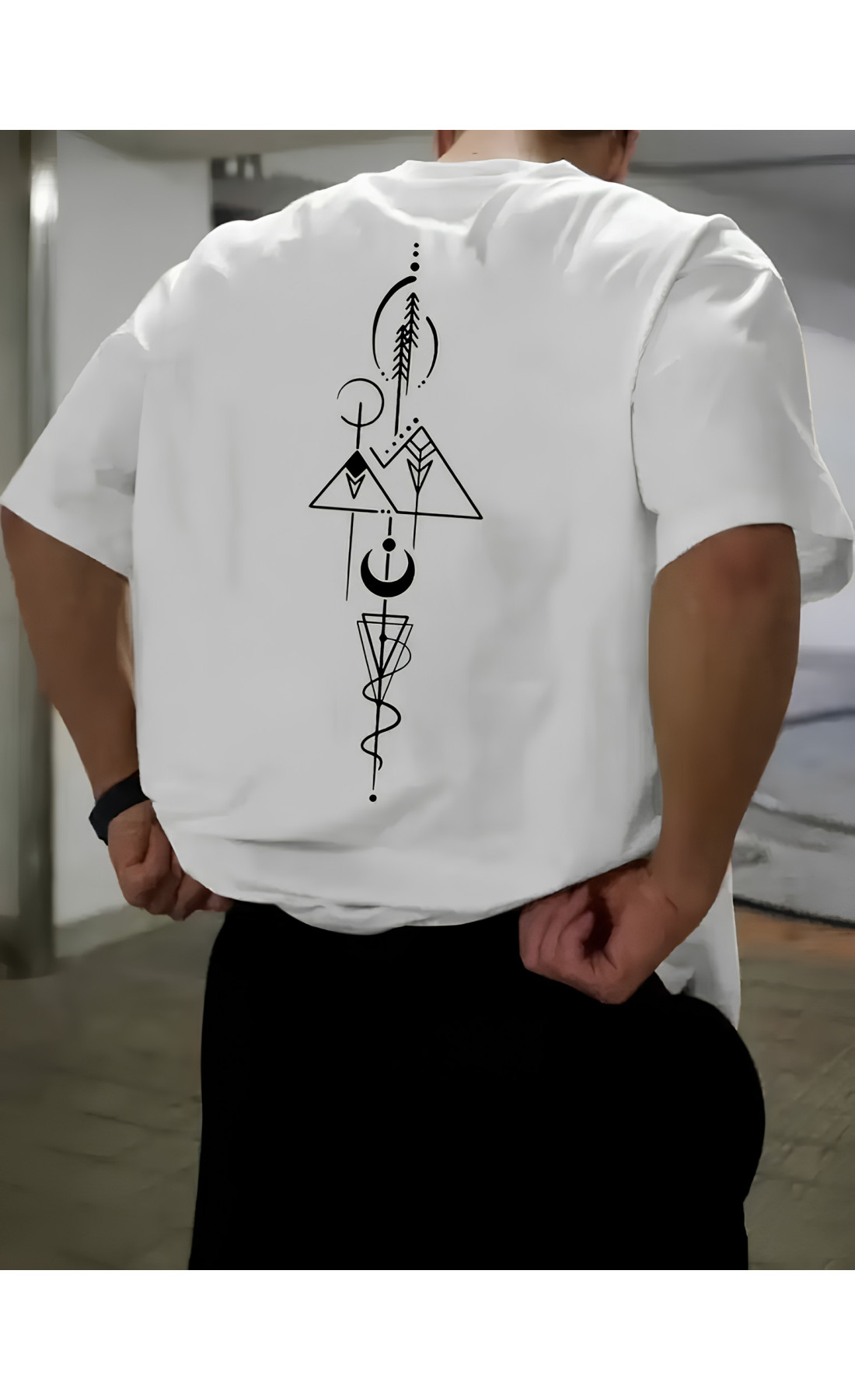 Футболка з дтф принтом унінекс оверсайз