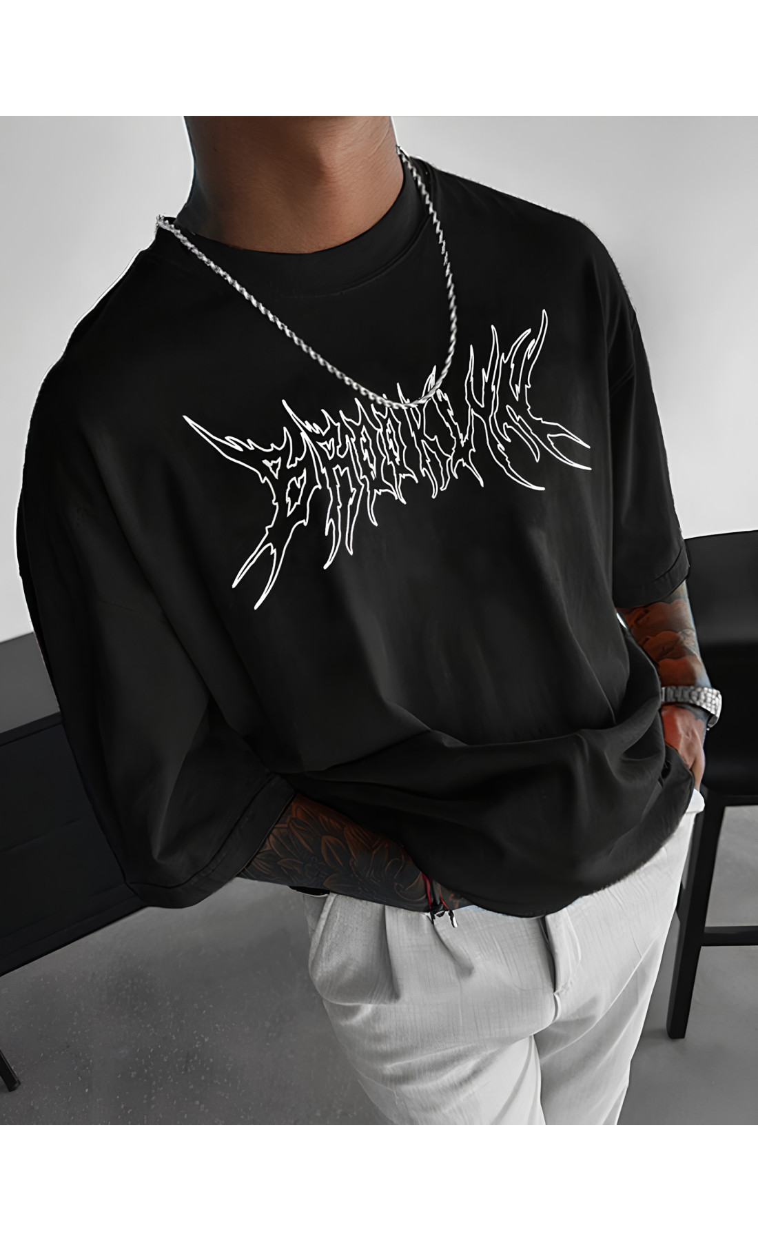 Футболка з дтф принтом унінекс оверсайз