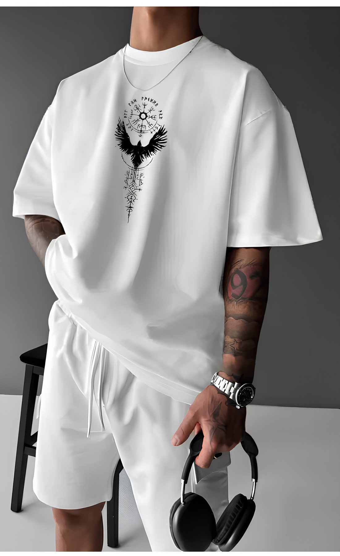 Футболка з дтф принтом унінекс оверсайз