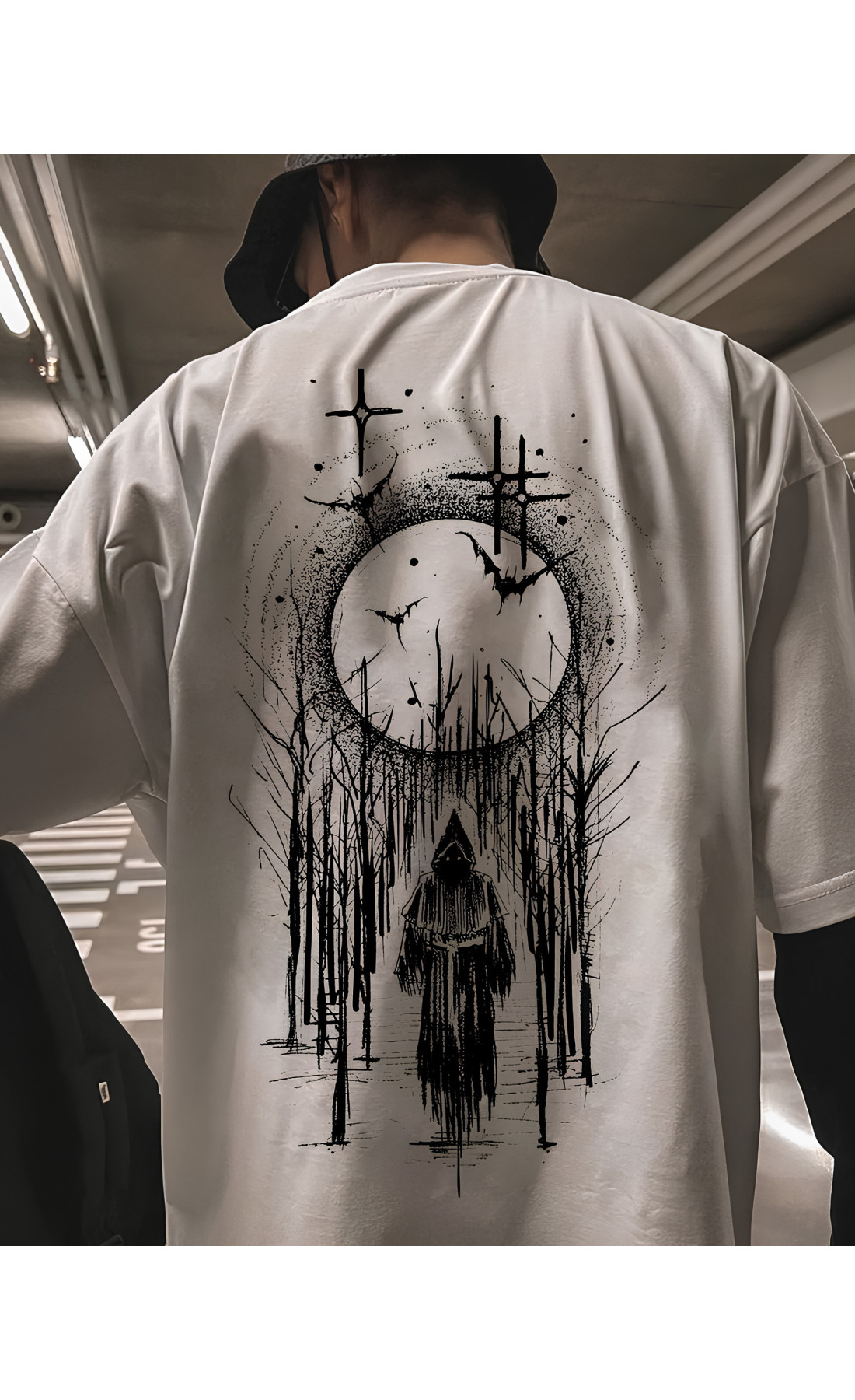 Футболка з дтф принтом унінекс оверсайз