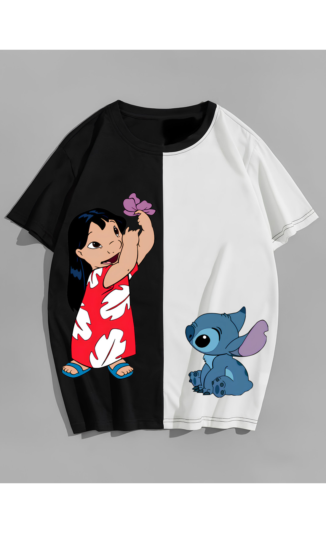 Футболка оверсайз ліло і стіч  унісекс