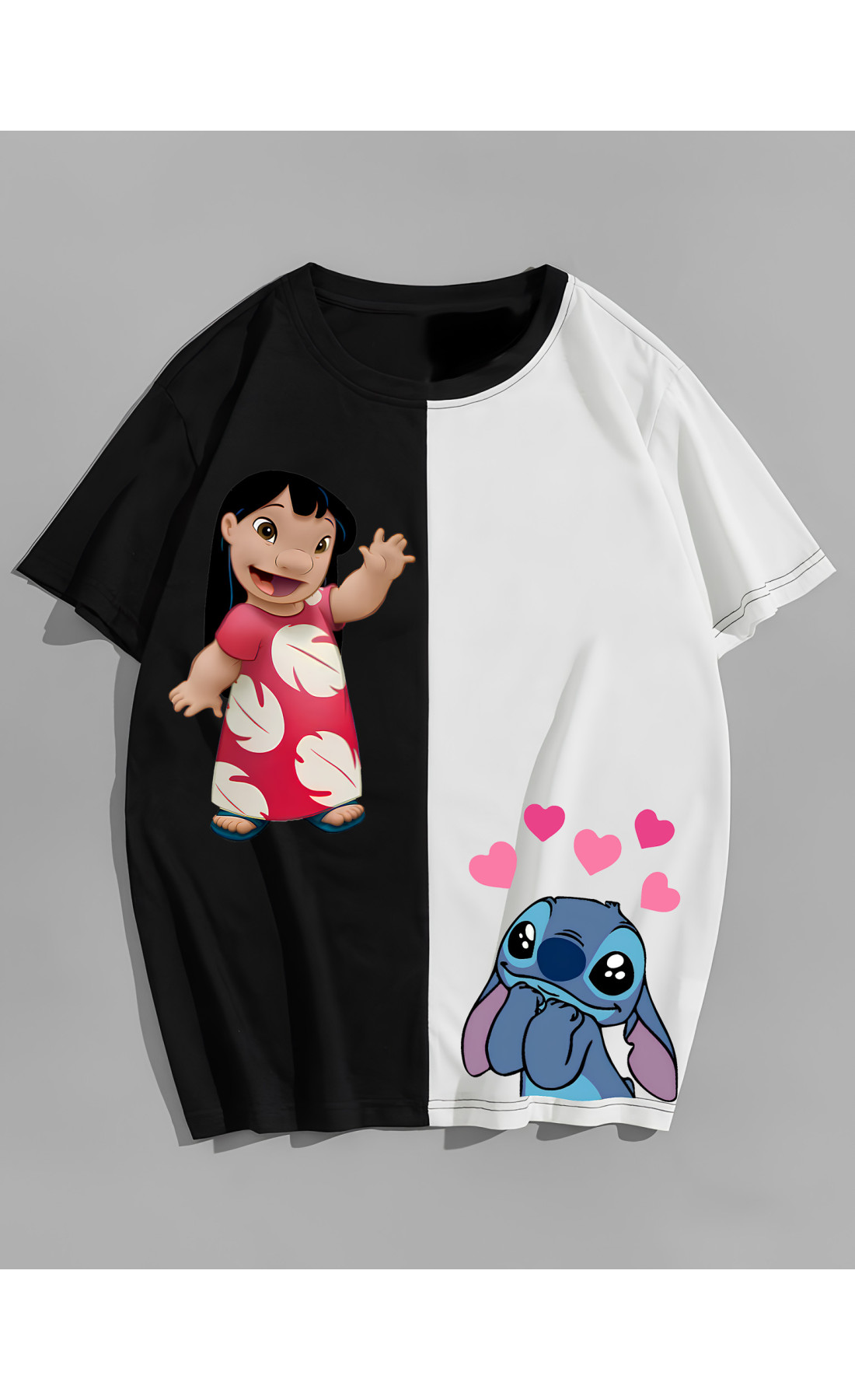 Футболка оверсайз ліло і стіч  унісекс