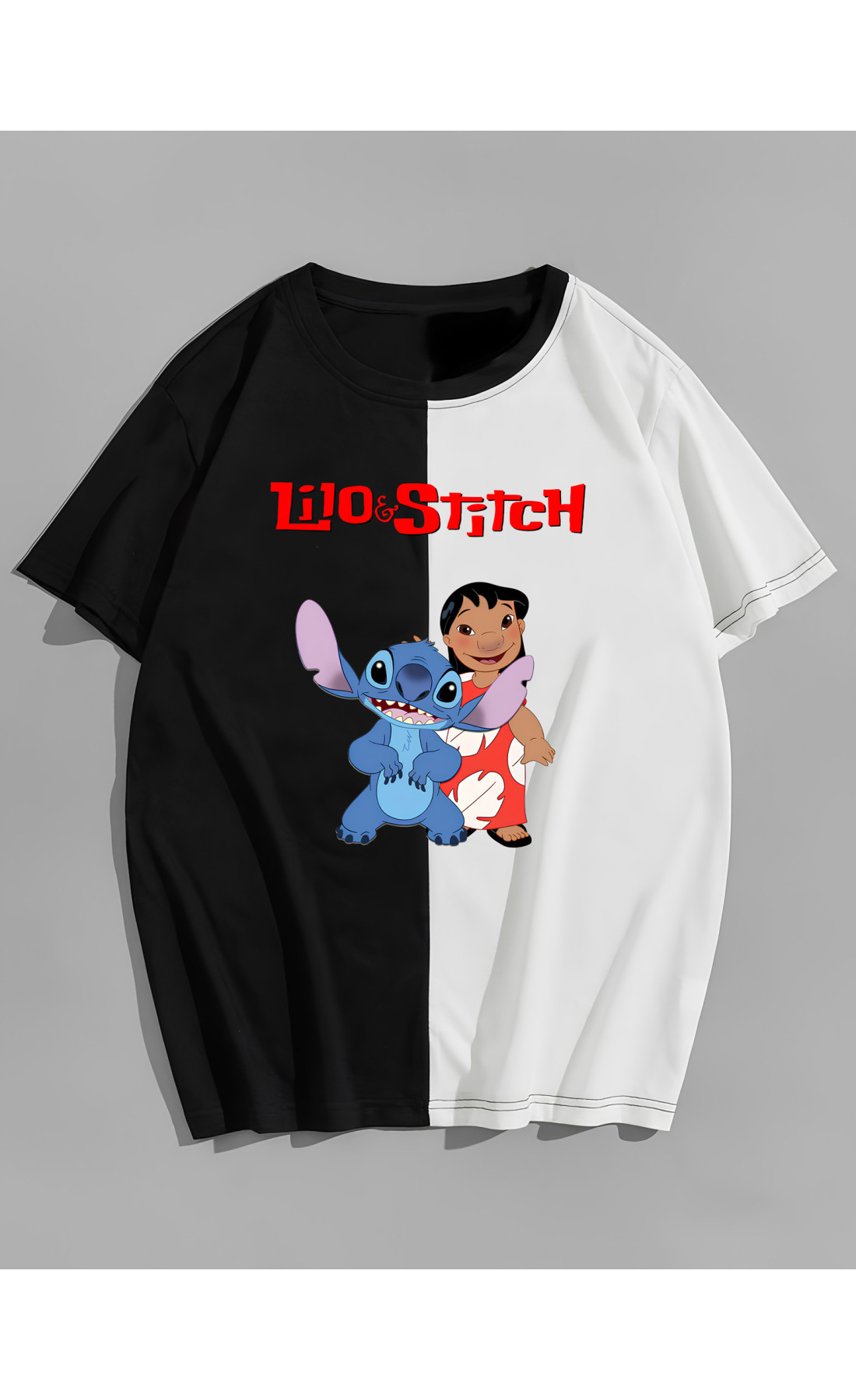 Футболка оверсайз ліло і стіч  унісекс