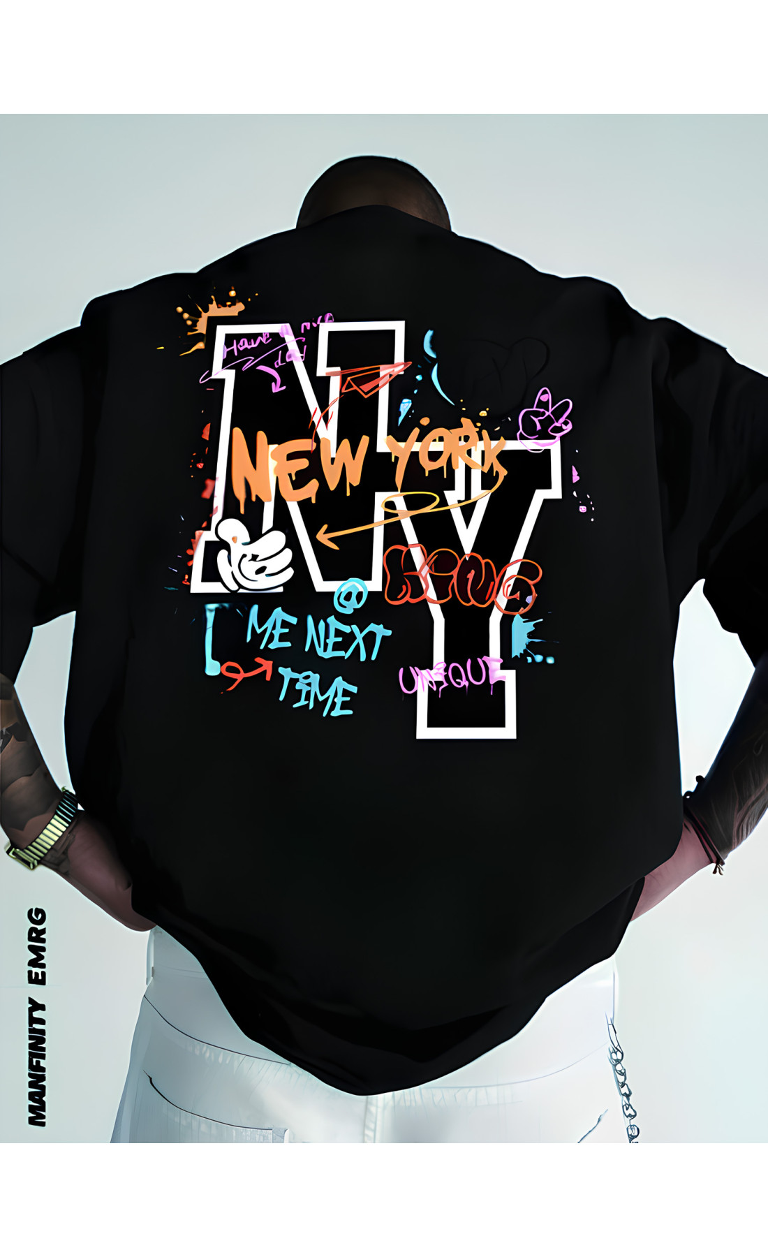 Футболка з принтом чоловіча  оверсайз літо легка трикотаж