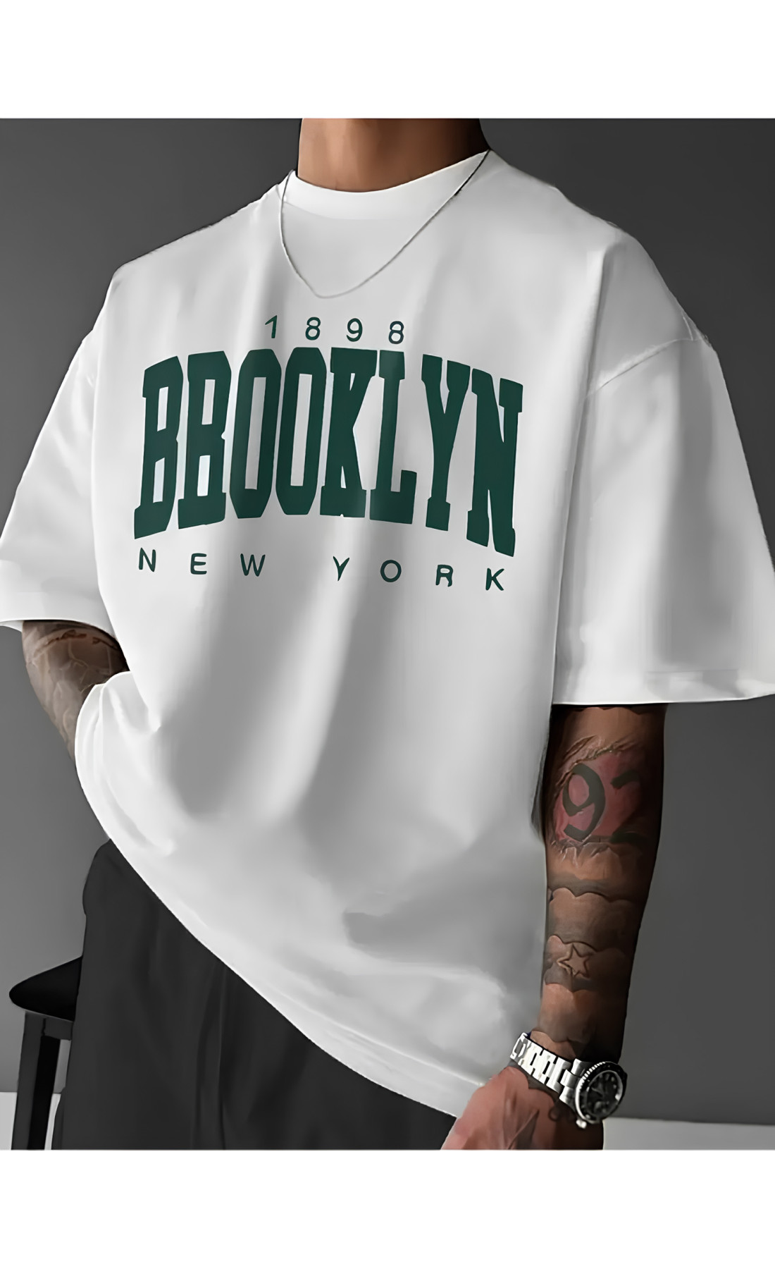 Футболка з принтом чоловіча  оверсайз літо легка трикотаж