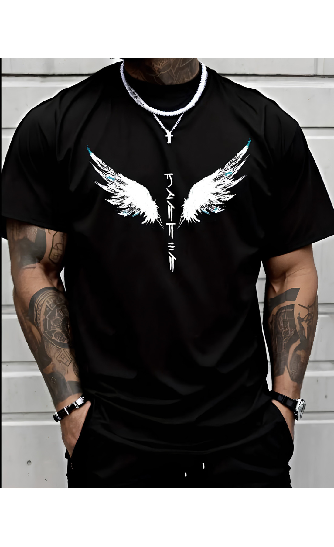 Футболка з принтом чоловіча  оверсайз літо легка трикотаж