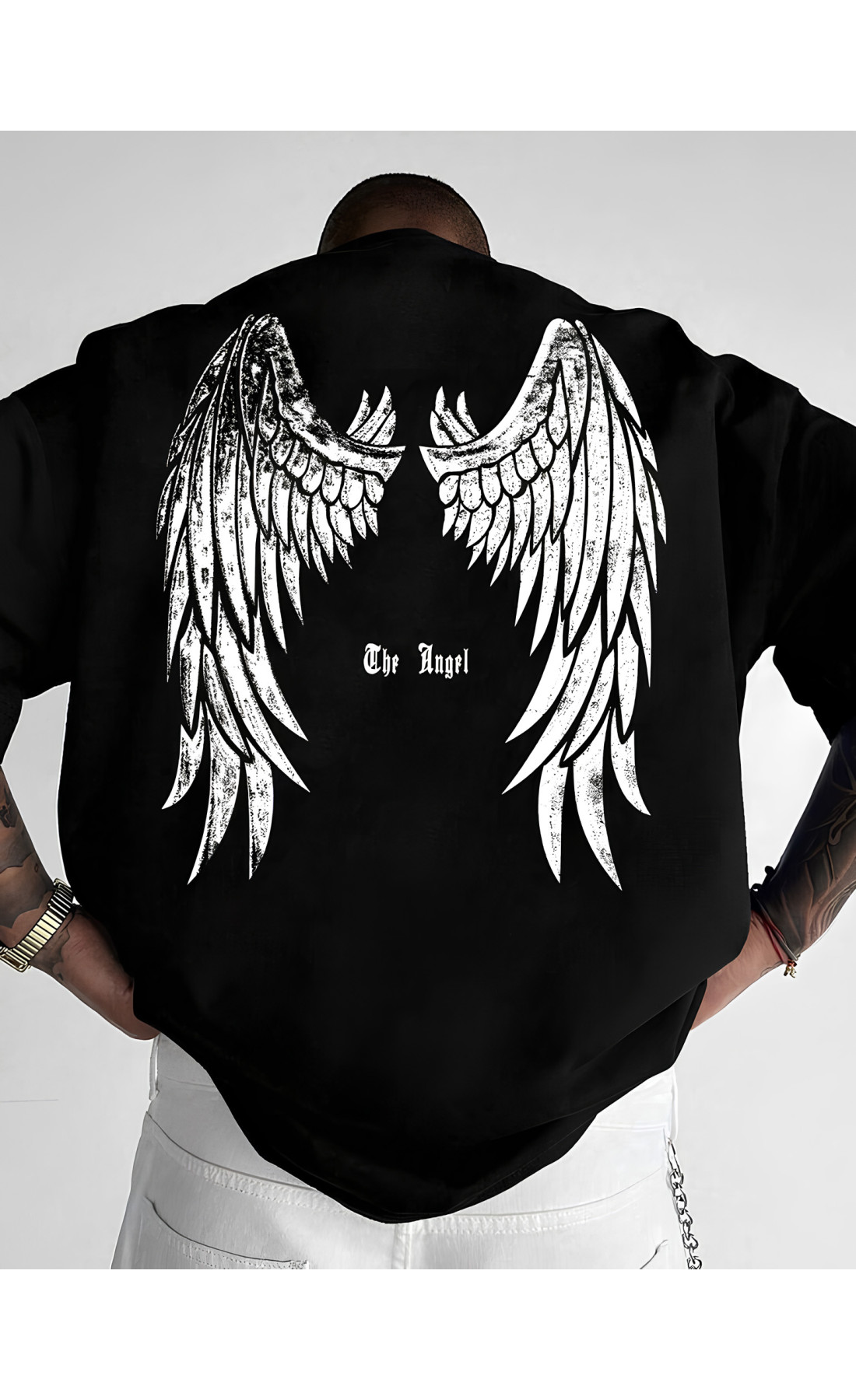 Футболка з принтом чоловіча  оверсайз літо легка трикотаж