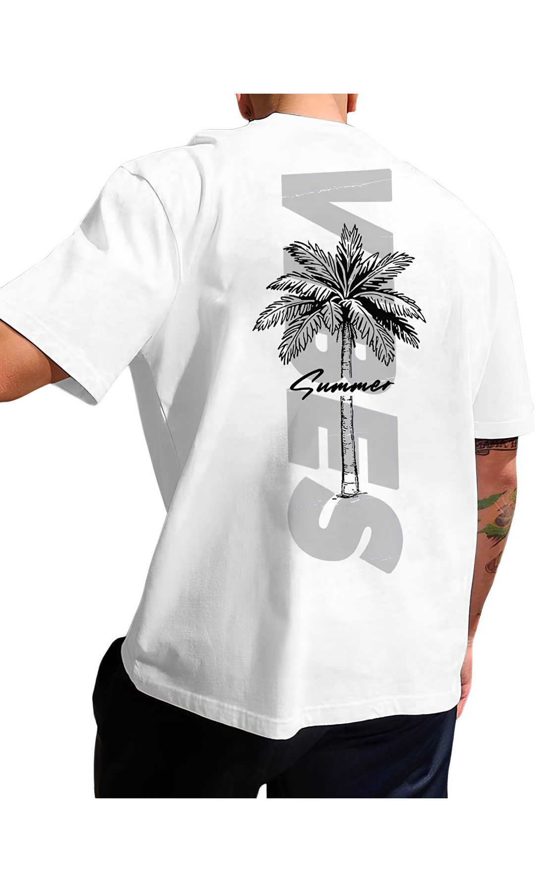 Футболка з принтом чоловіча  оверсайз літо легка трикотаж