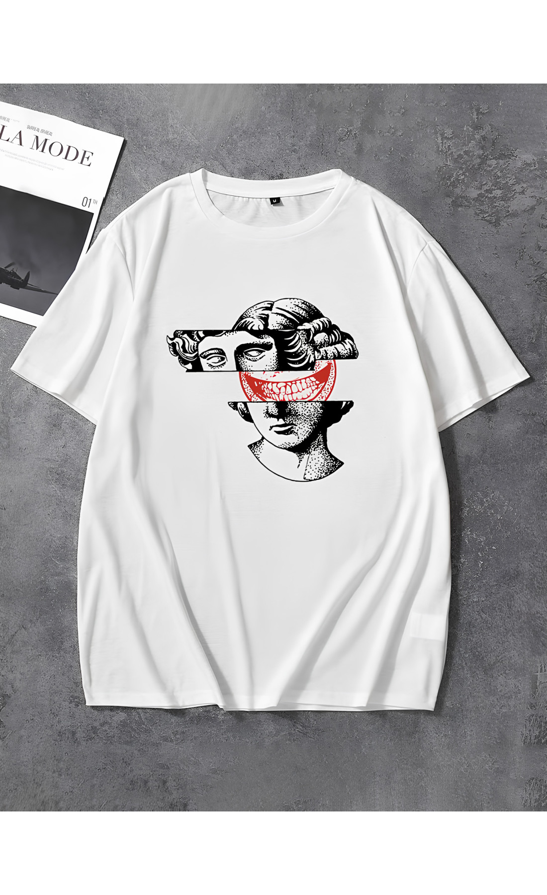 Футболка з принтом чоловіча  оверсайз літо легка трикотаж