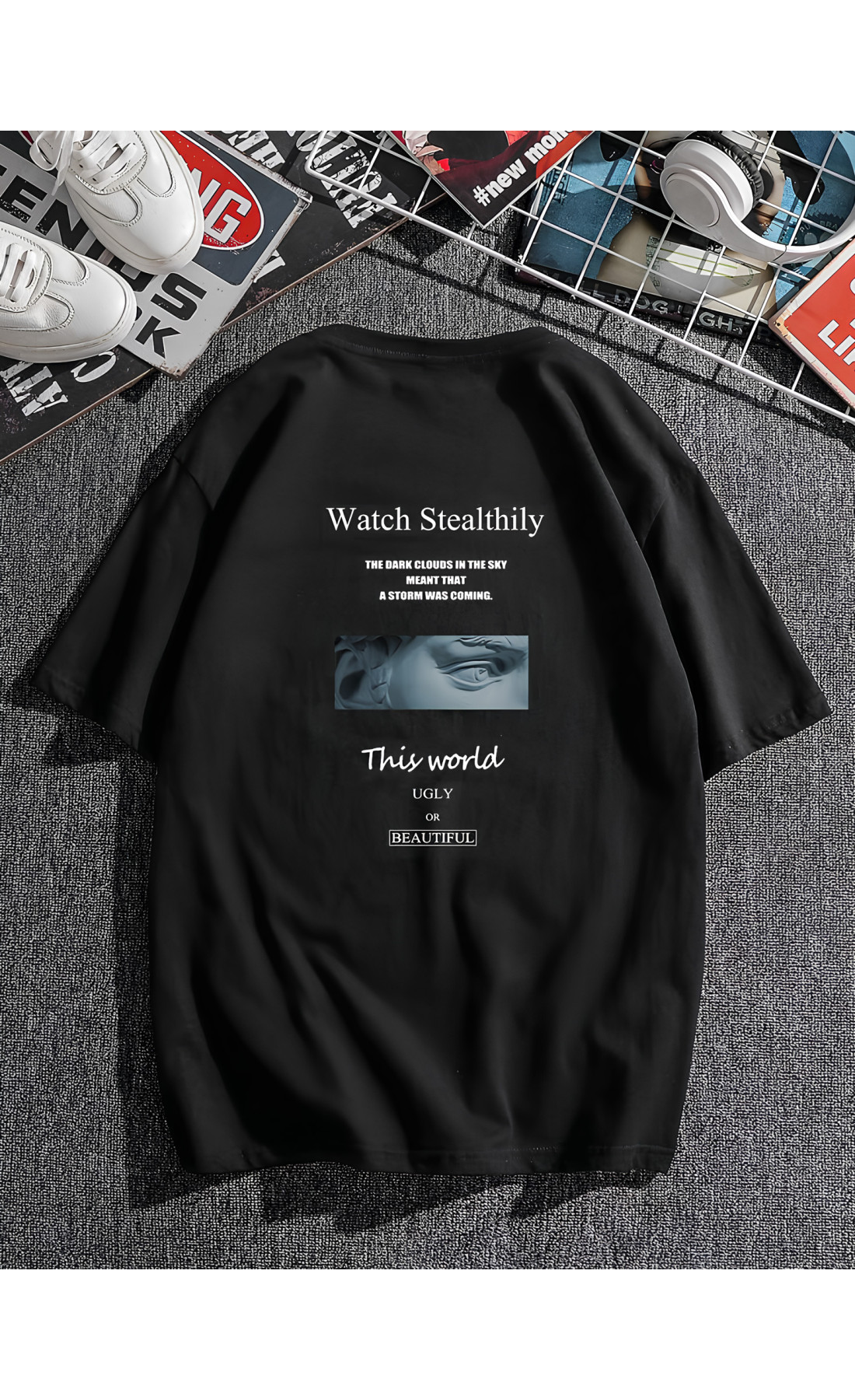 Футболка з принтом чоловіча  оверсайз літо легка трикотаж