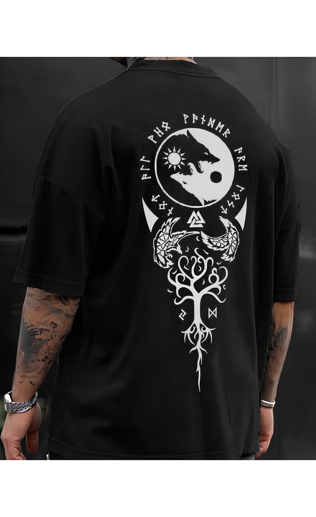 Футболка з принтом чоловіча  оверсайз літо легка трикотаж