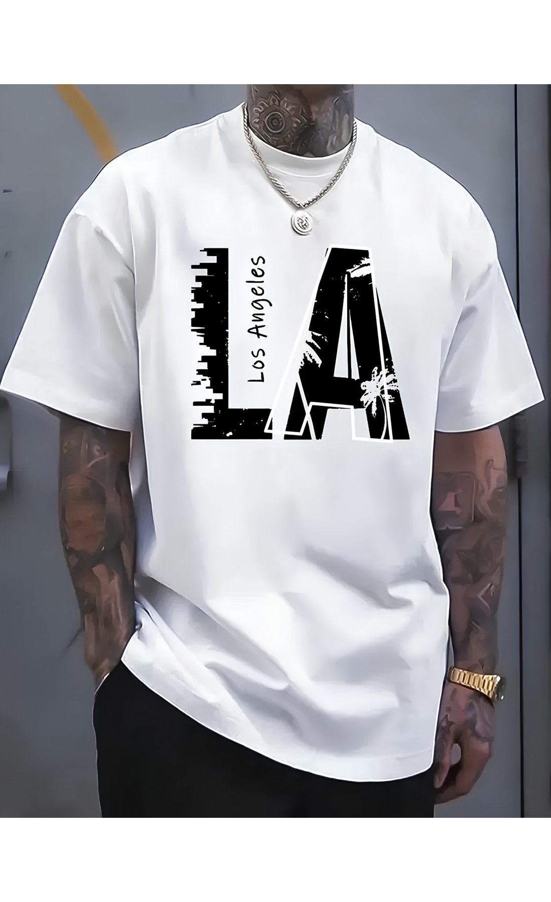 Футболка з принтом чоловіча  оверсайз літо легка трикотаж