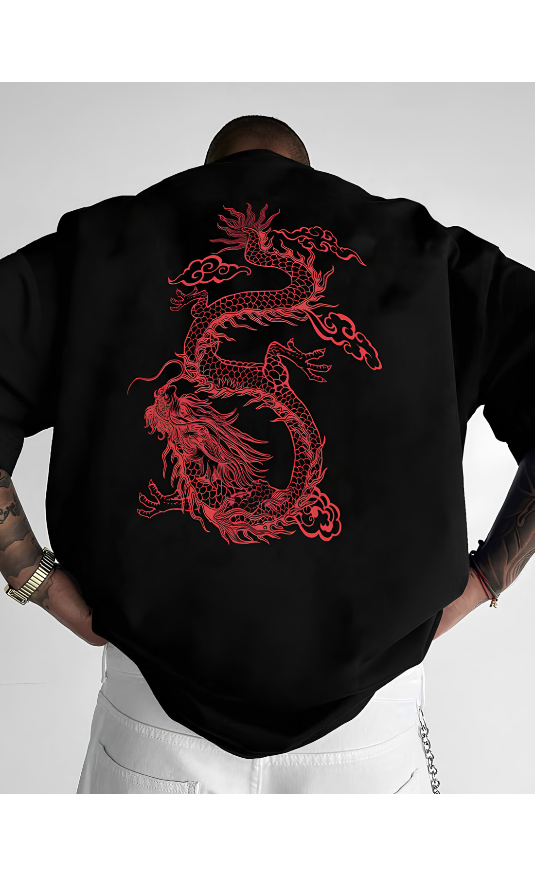 Футболка з принтом чоловіча  оверсайз літо легка трикотаж