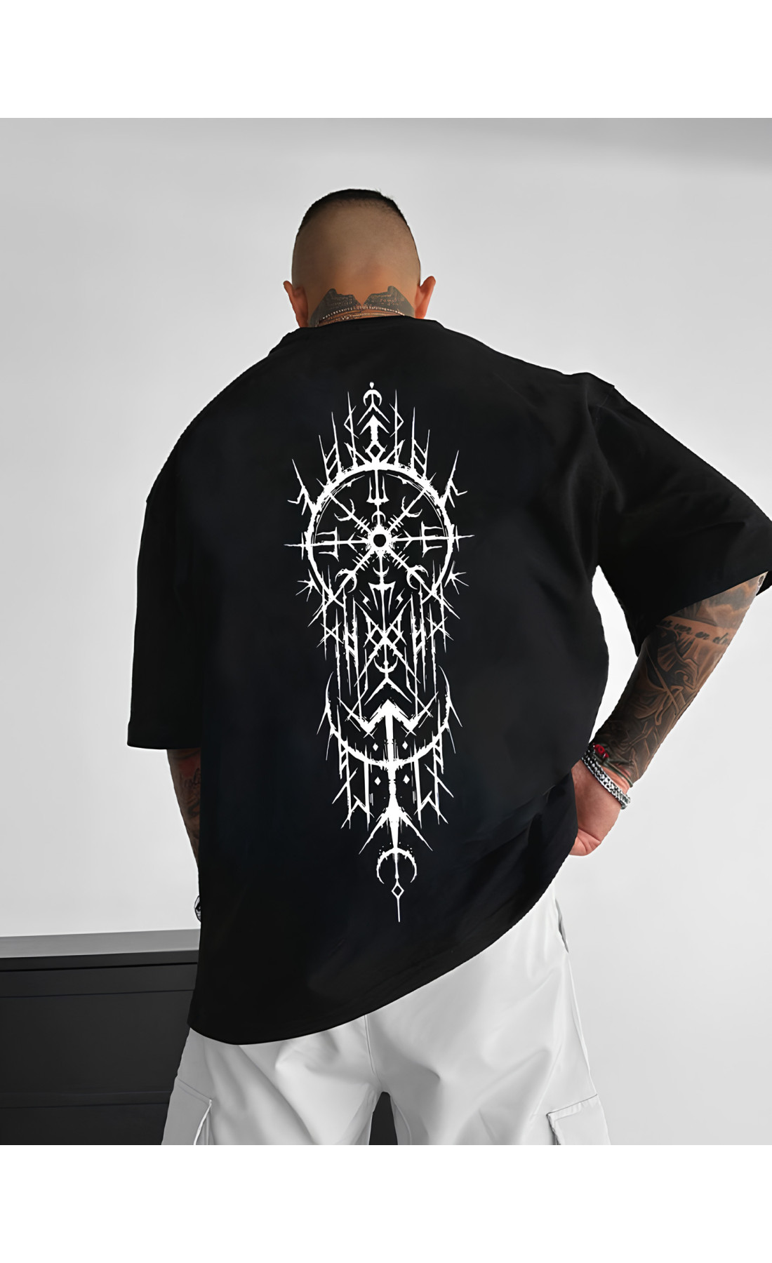 Футболка з принтом чоловіча  оверсайз літо легка трикотаж