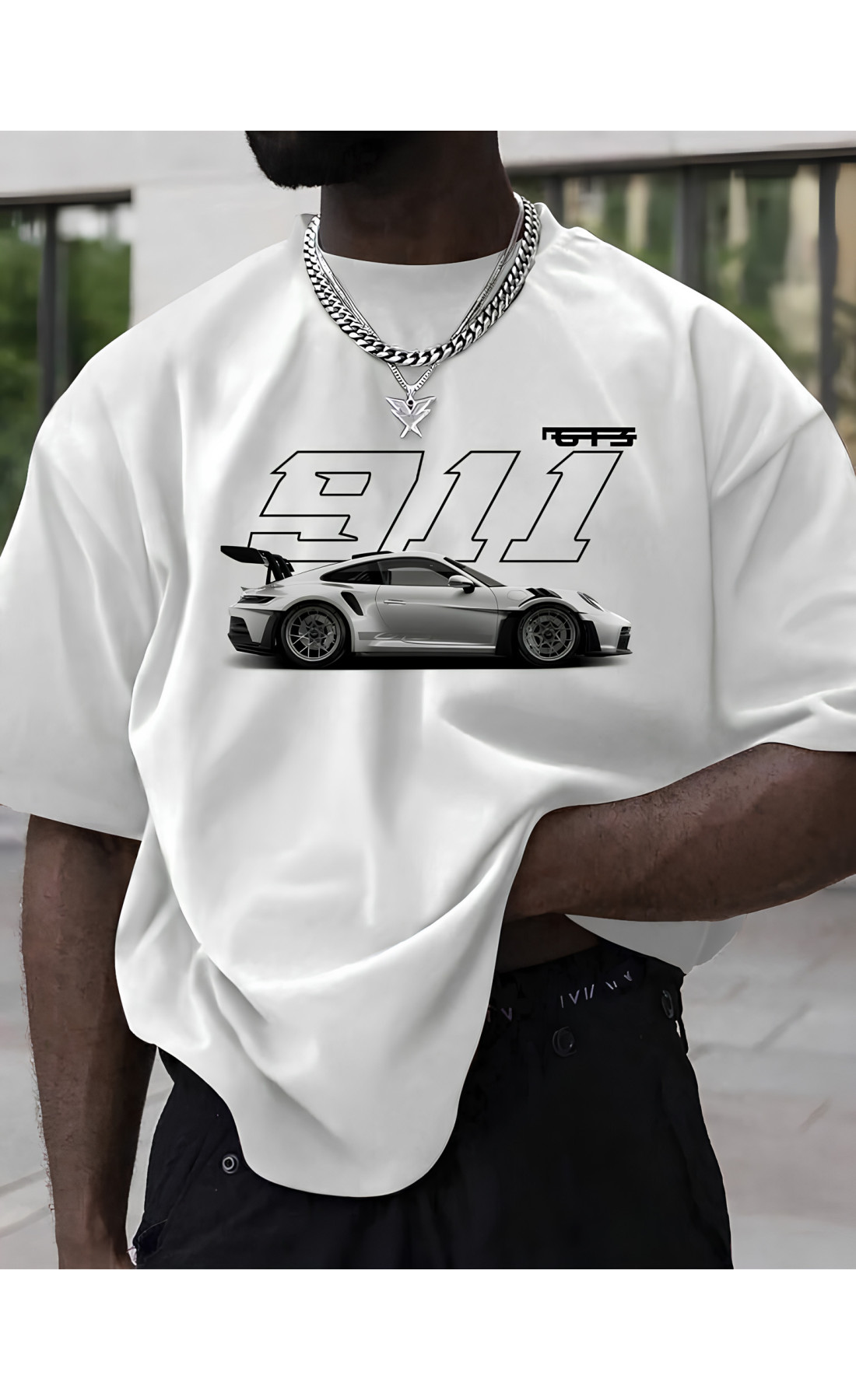 Футболка з принтом чоловіча  оверсайз літо легка трикотаж