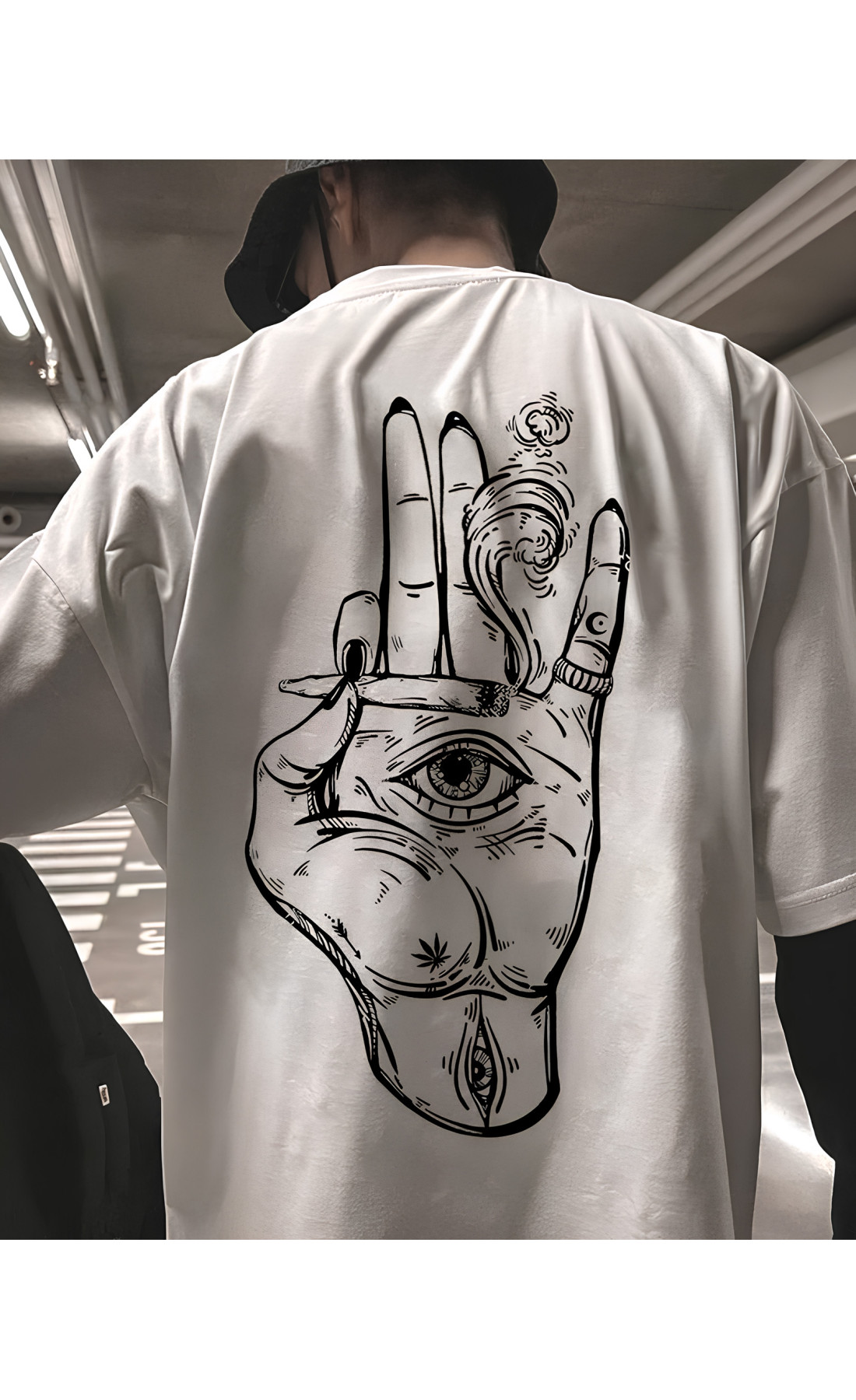 Футболка з принтом чоловіча  оверсайз літо легка трикотаж