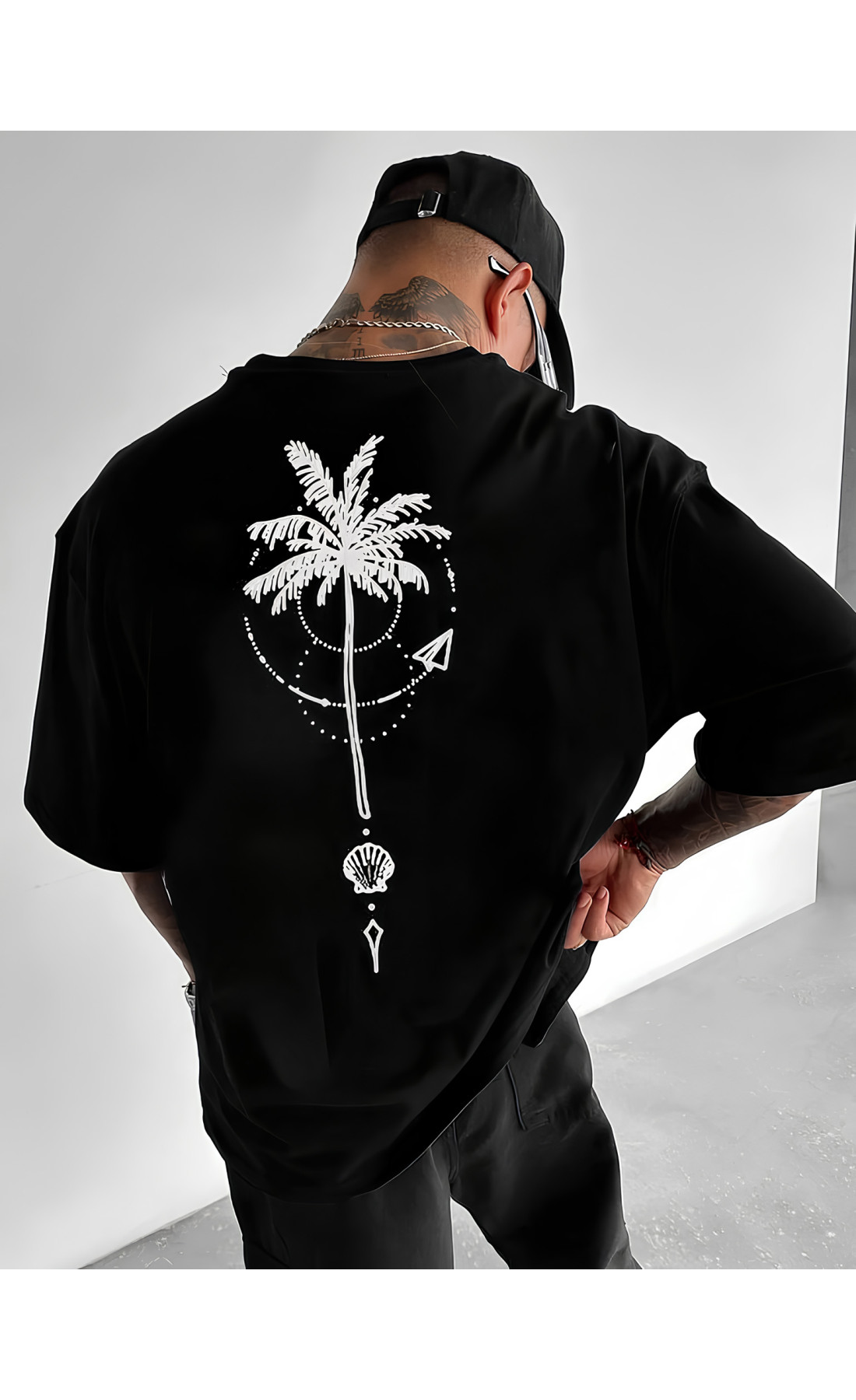 Футболка з принтом чоловіча  оверсайз літо легка трикотаж