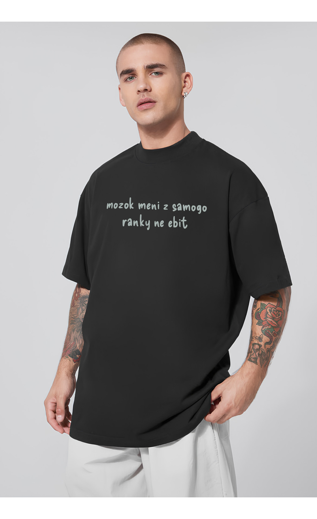 Футболка з мерчем базова  оверсайз  легка