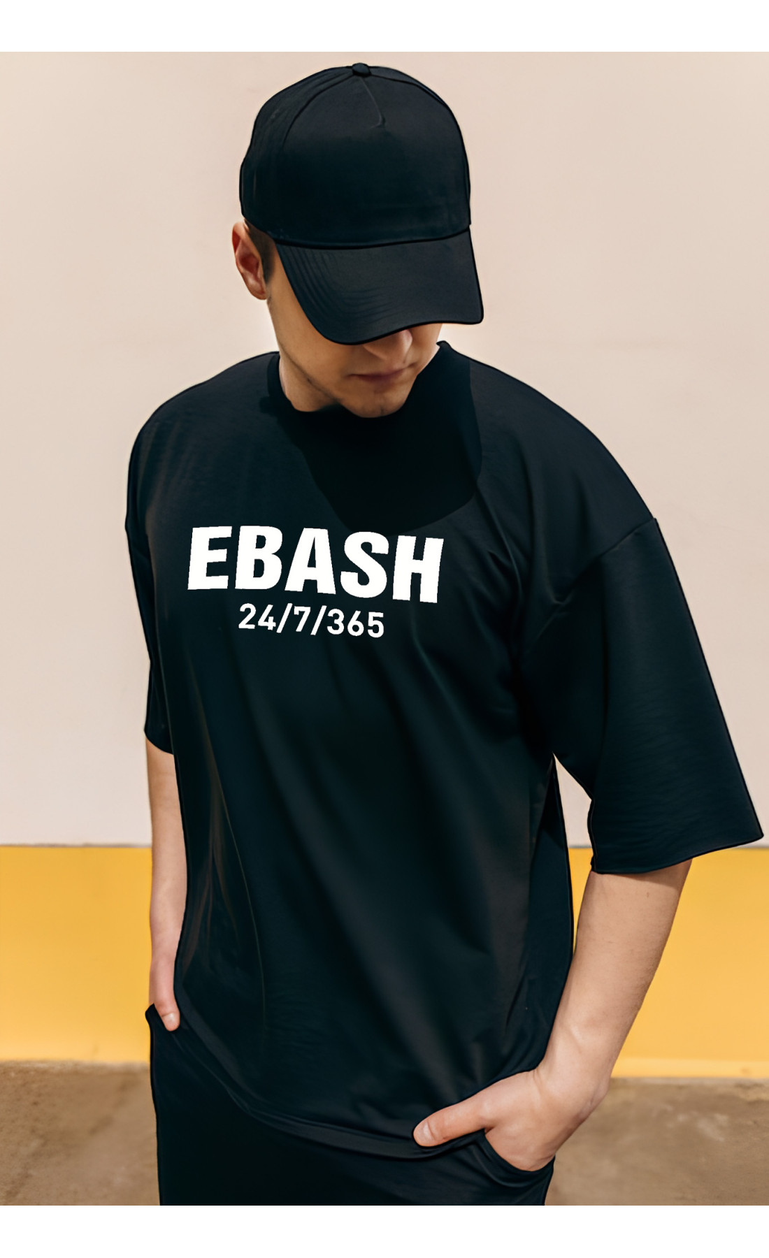 Футболка з мерчем базова  оверсайз  легка