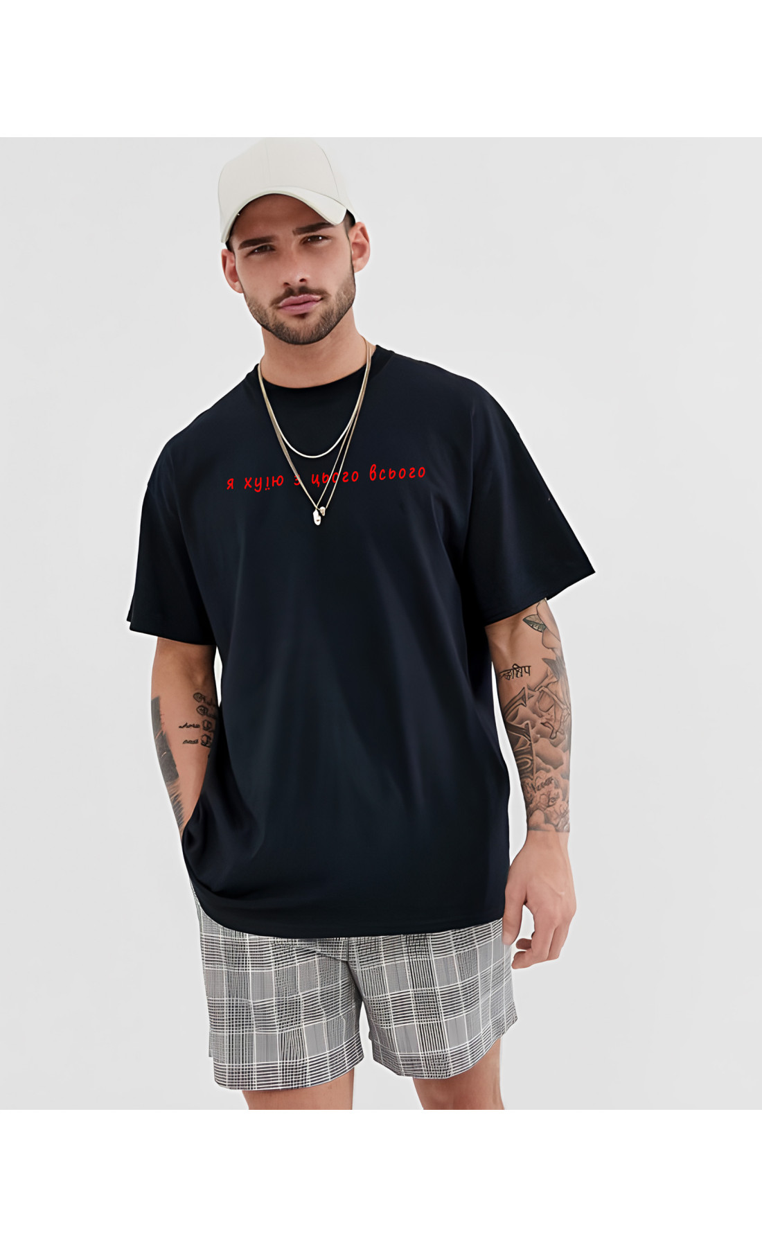 Футболка з мерчем базова  оверсайз  легка