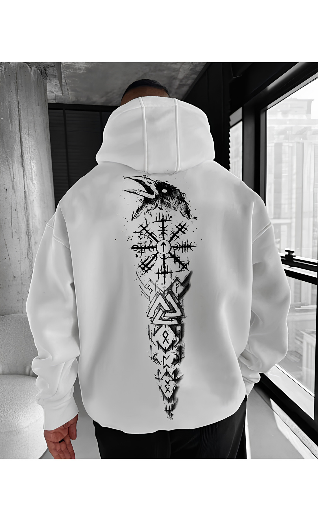 Худі з дтф оверсайз унісекс не утеплене