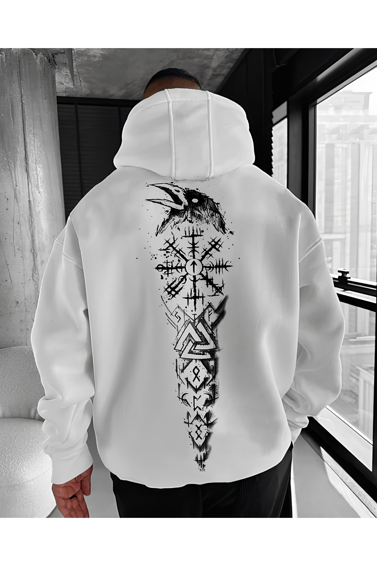 Худі з дтф оверсайз унісекс не утеплене