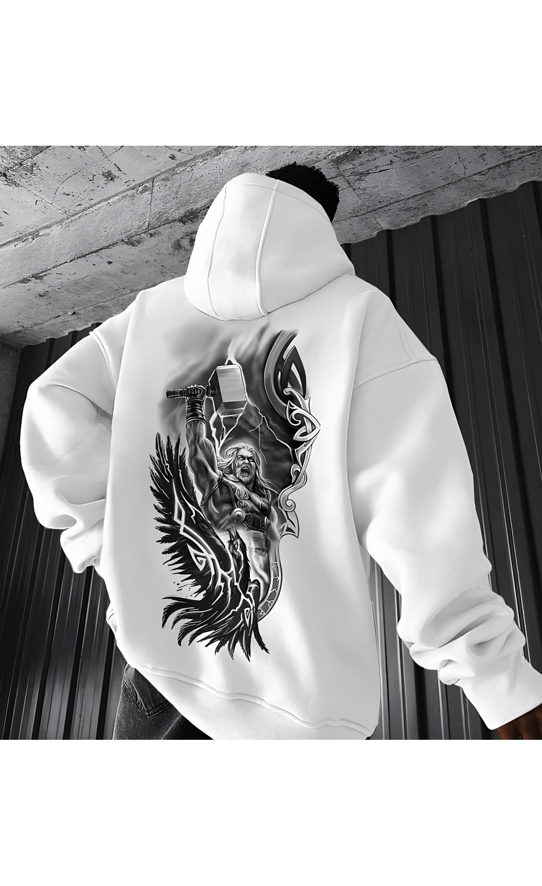 Худі з дтф оверсайз унісекс не утеплене