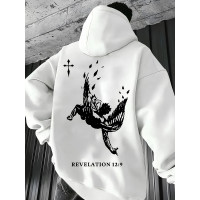 Худі з дтф оверсайз накатка принт оверсайз весна одяг чоловічий