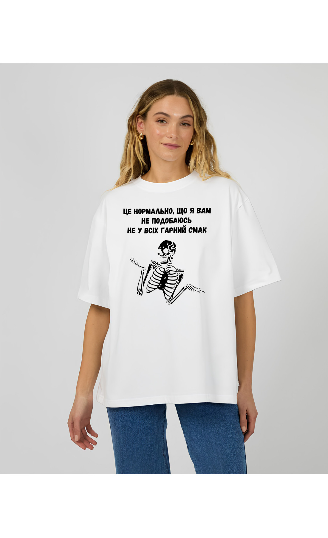 Жіноча футболка з мерчем  оверсайз розміри літо